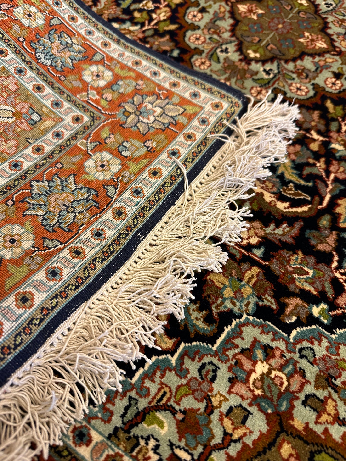 3x2 FT Kashan Silk Carpet ArtAsiaHandicrafts