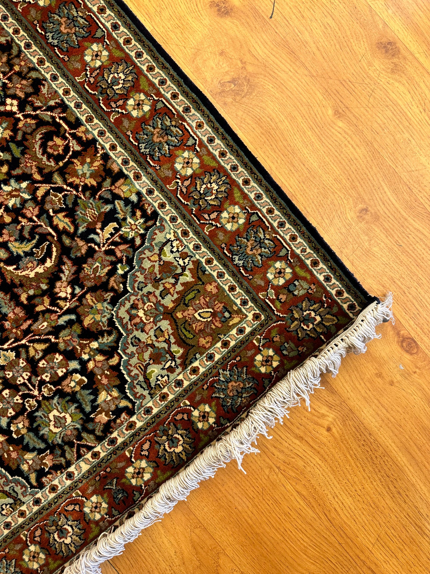 3x2 FT Kashan Silk Carpet ArtAsiaHandicrafts