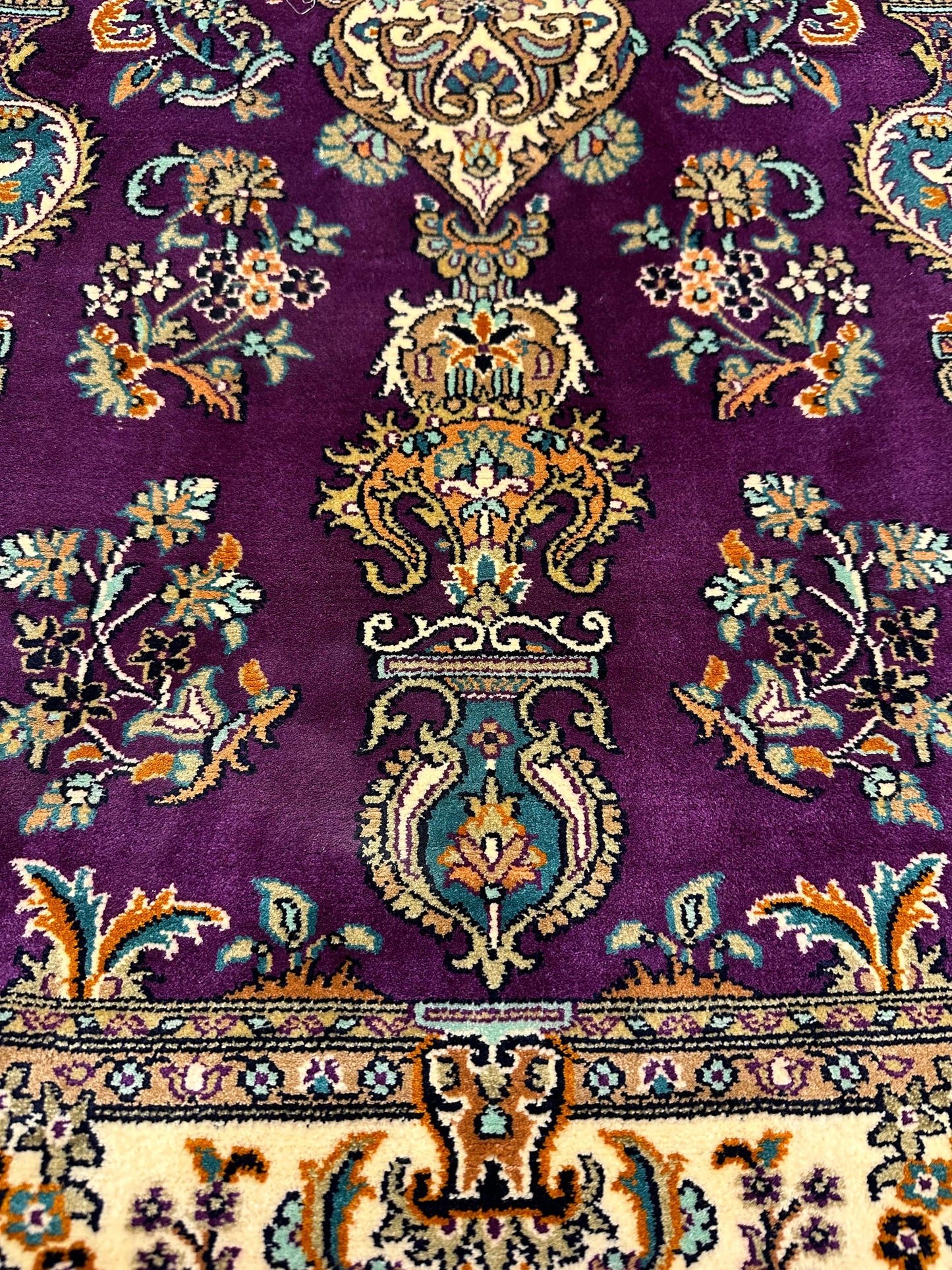 3x2 Ft Vases Silk Carpet ArtAsiaHandicrafts