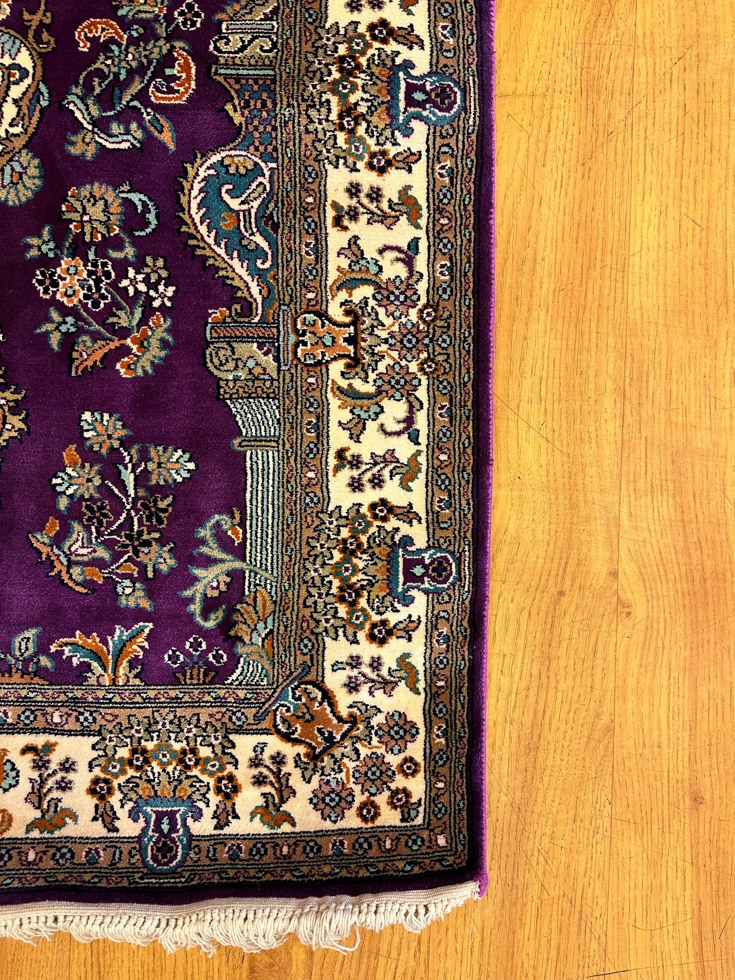 3x2 Ft Vases Silk Carpet ArtAsiaHandicrafts