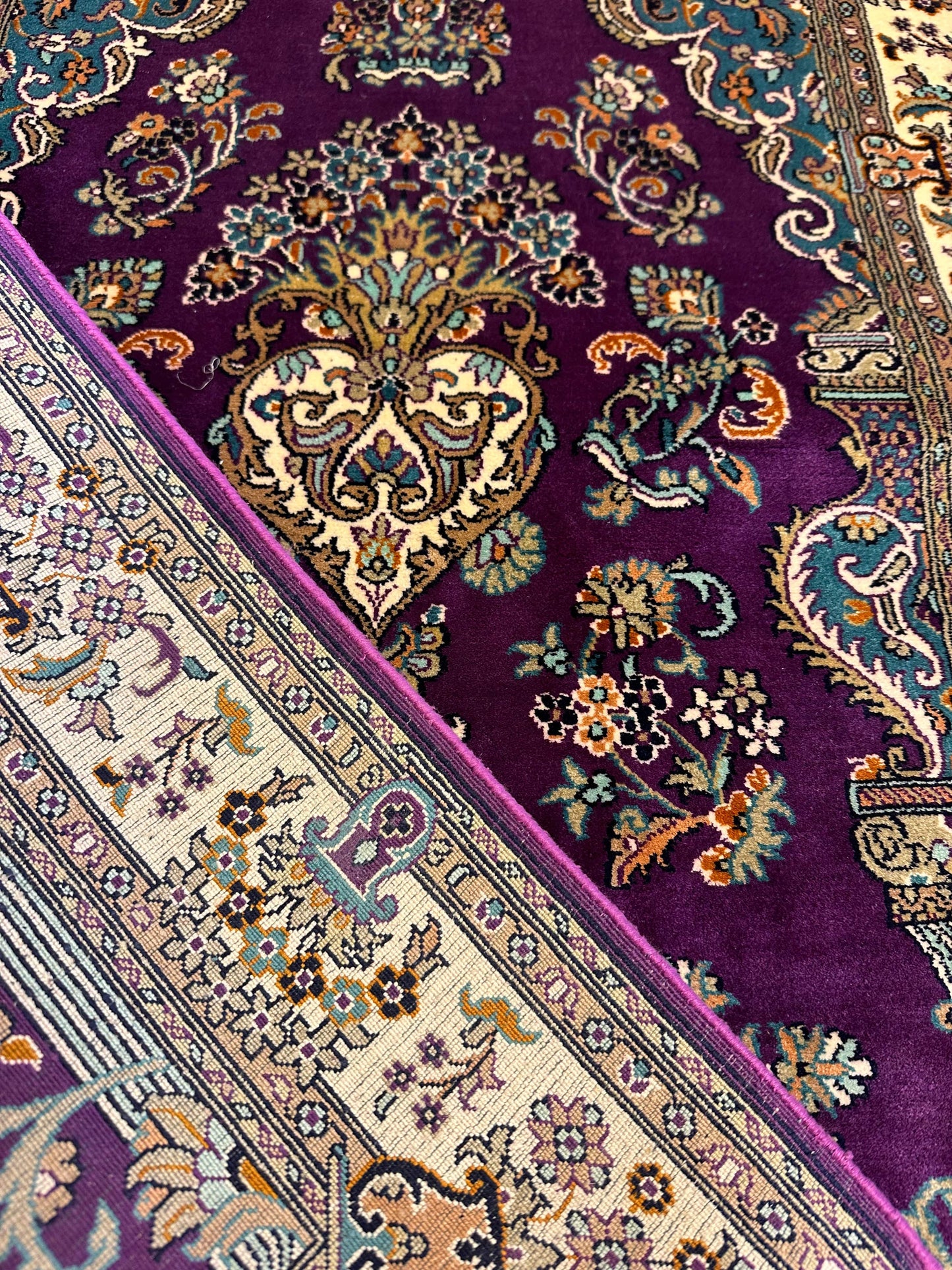 3x2 Ft Vases Silk Carpet ArtAsiaHandicrafts