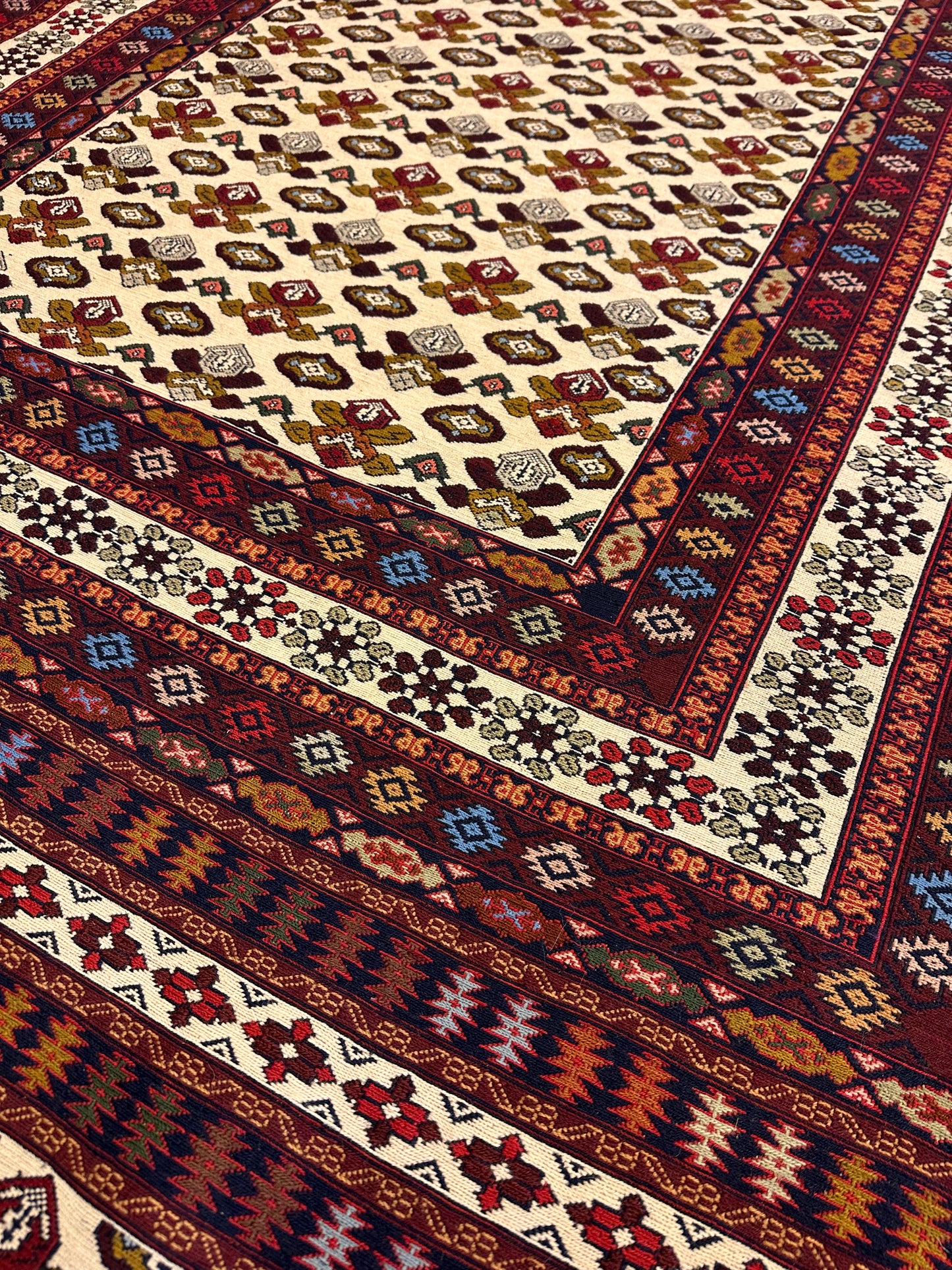 6x4 FT Wool Kilim ArtAsiaHandicrafts