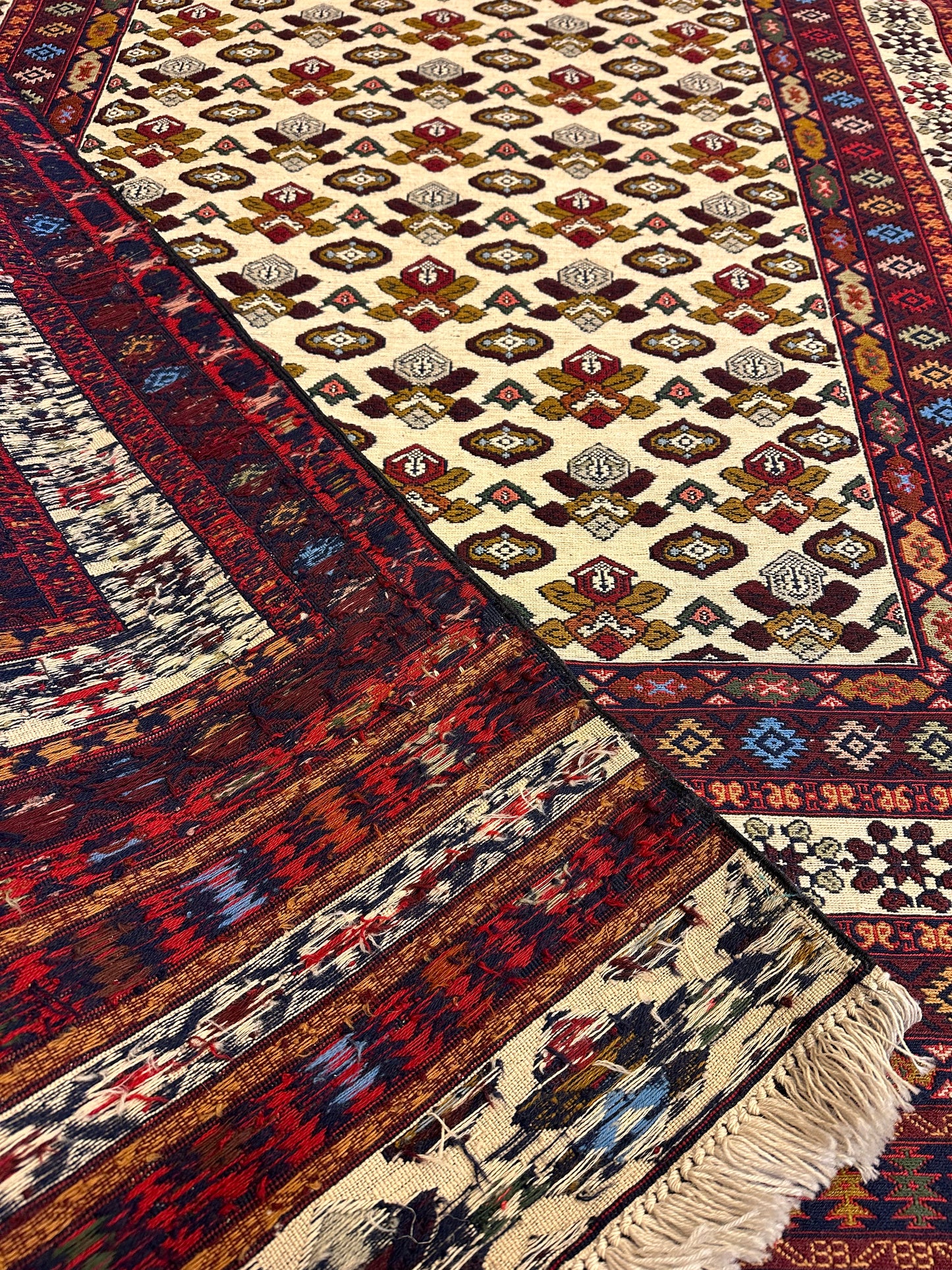 6x4 FT Wool Kilim ArtAsiaHandicrafts