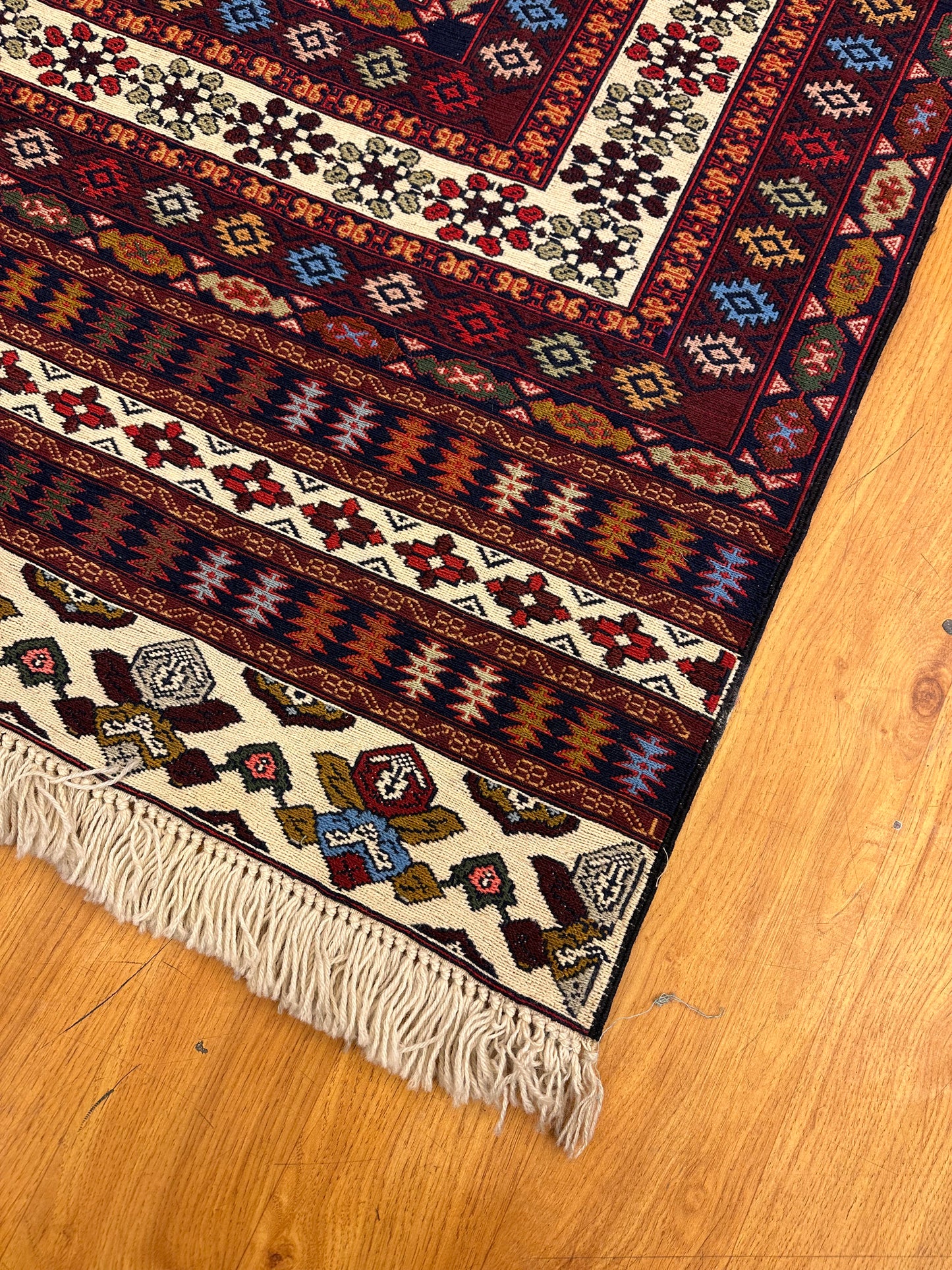 6x4 FT Wool Kilim ArtAsiaHandicrafts