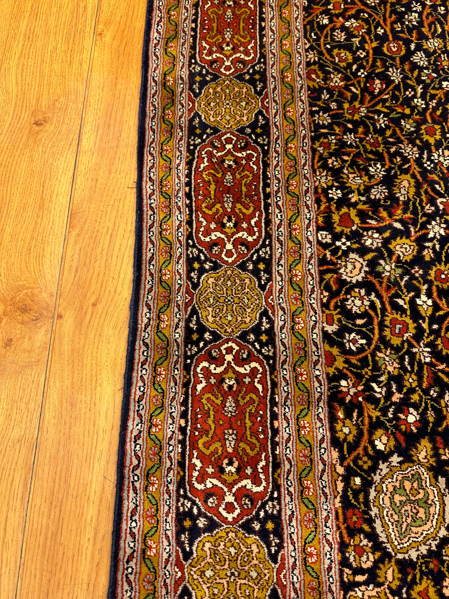 6x4 Ft Ardabil Silk Carpet ArtAsiaHandicrafts