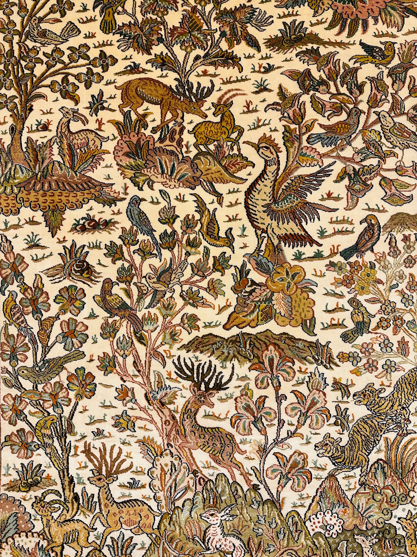 6x4 Ft Tree Of Life Silk Carpet ArtAsiaHandicrafts