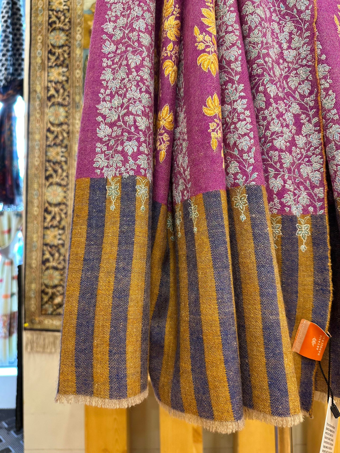 Needle Embroidered Shawl