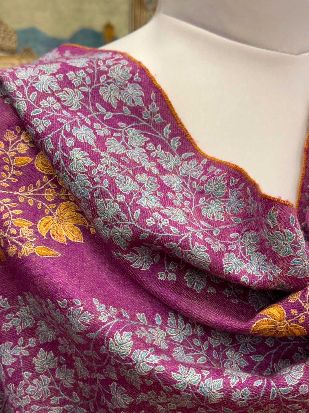 Purple Pashmina Shawl