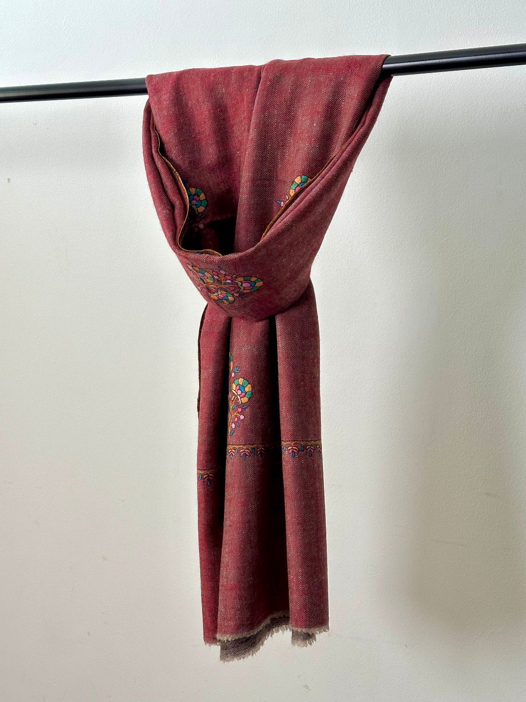 Reversible Dorukha Pashmina Shawl
