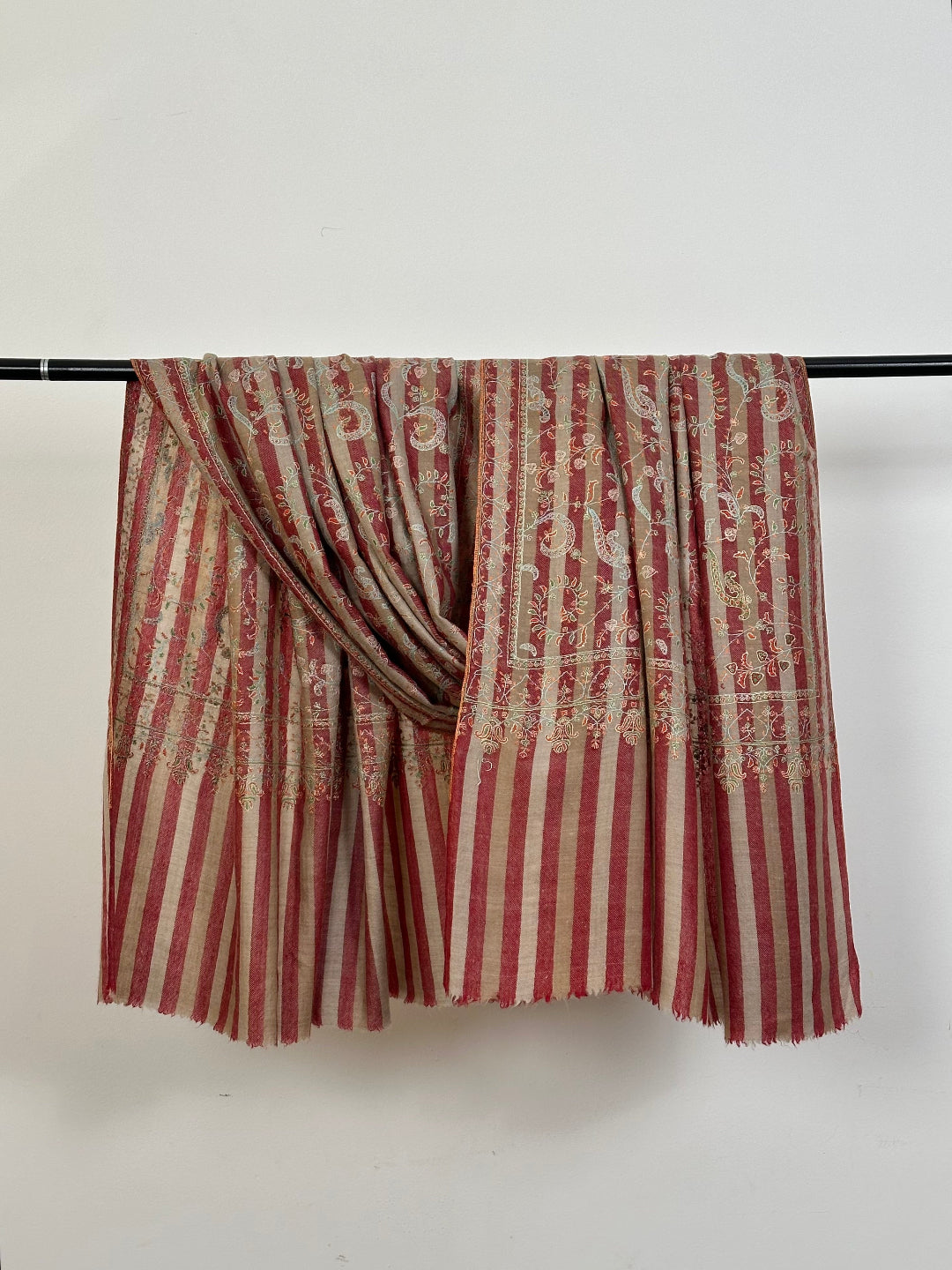Checkered Jaal Pashmina Shawl