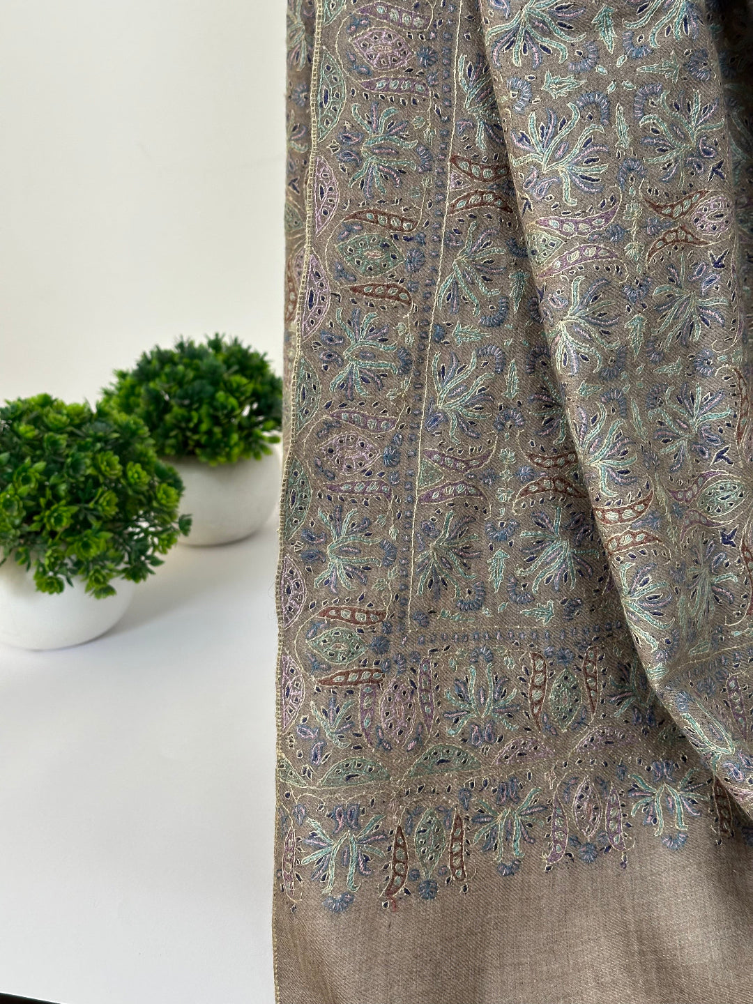 Zati Jhilmil Pashmina Shawl