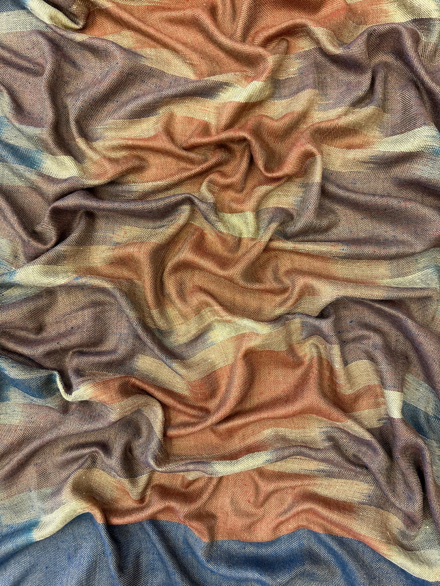 Multicolour Ikat Pashmina Scarf ArtAsiaHandicrafts