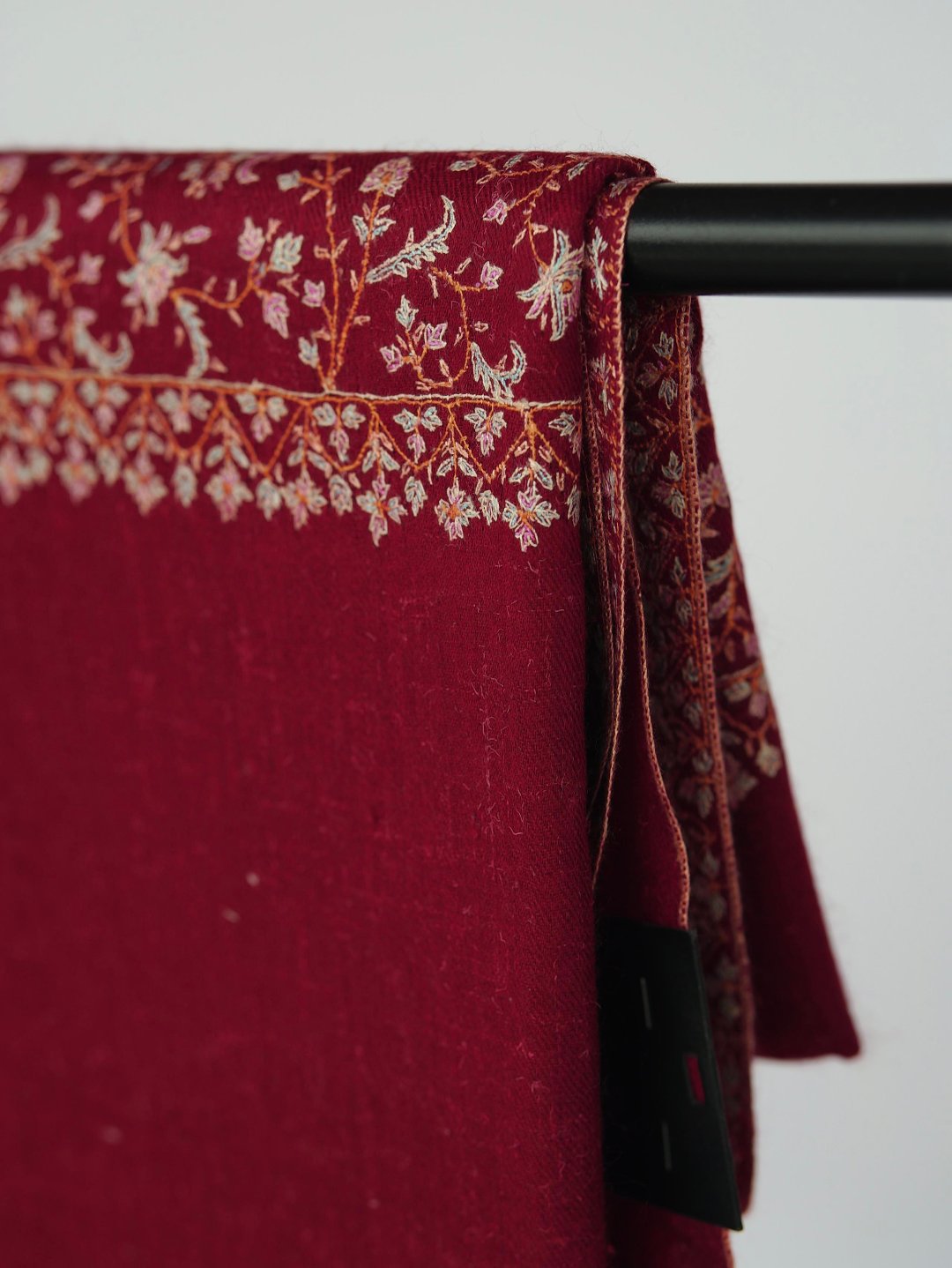 Red Sozni Palla Shawl