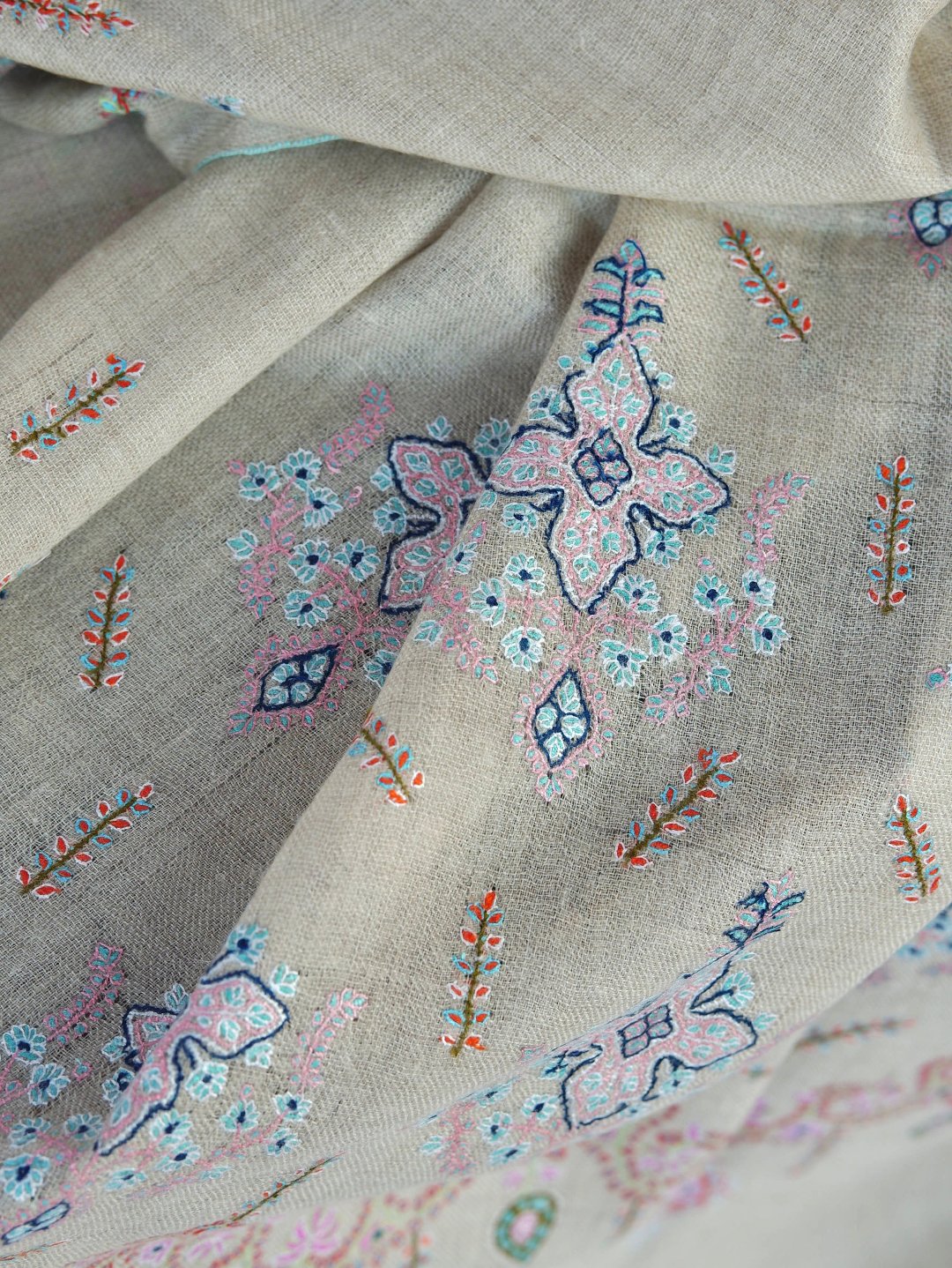 Natural Designer Pashmina Shawl