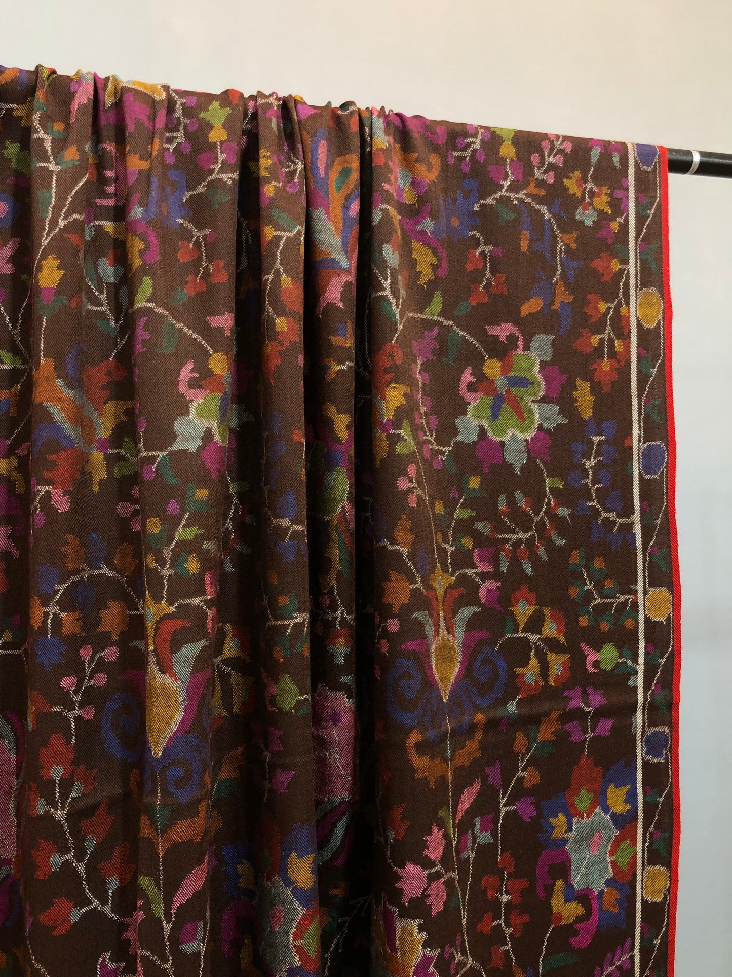Brown Kani Pashmina Shawl ArtAsiaHandicrafts