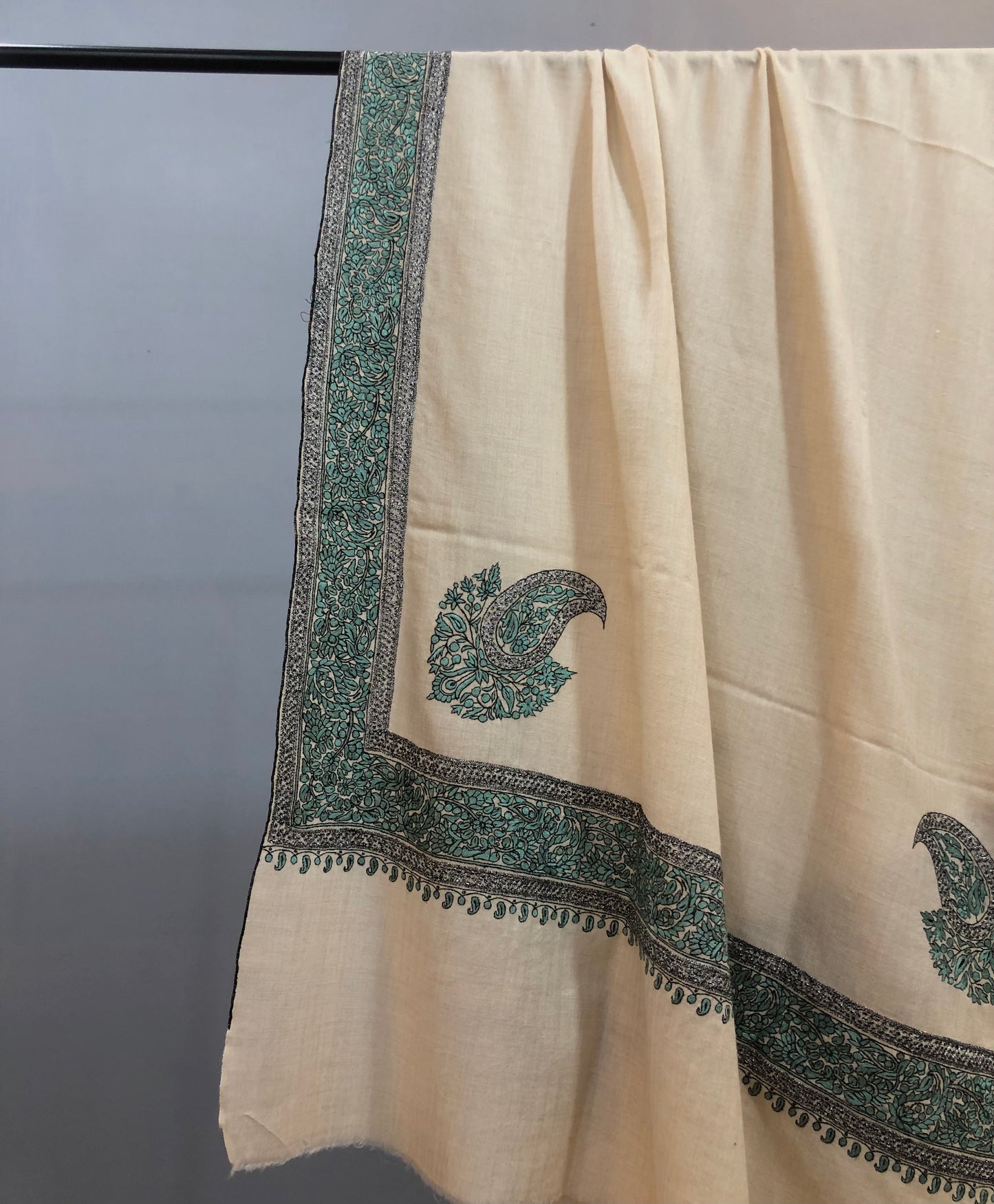 Emerald Green Pashmina Shawl ArtAsiaHandicrafts