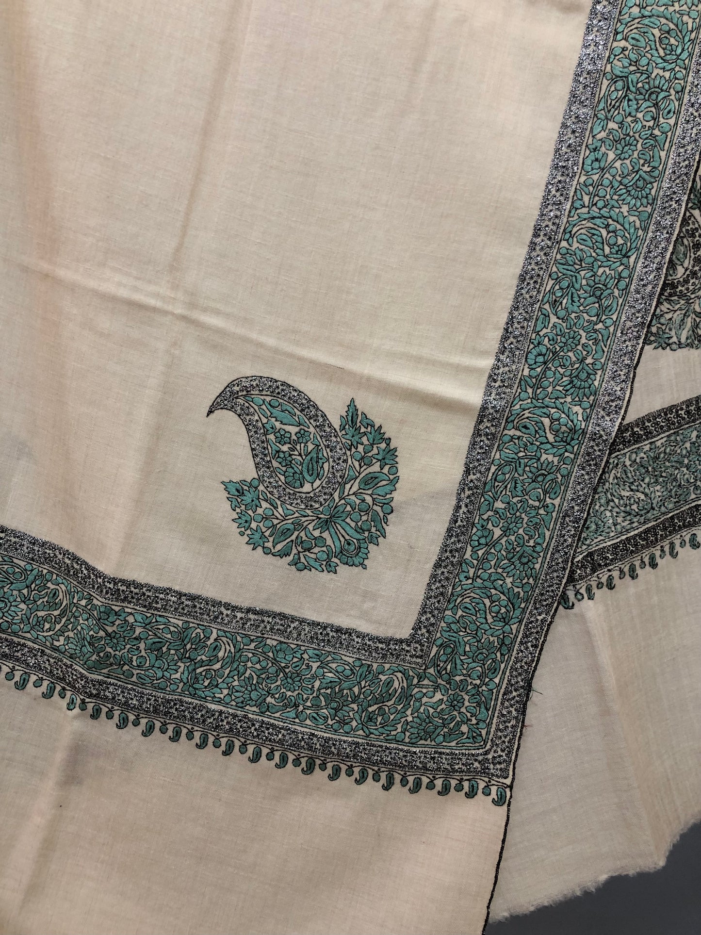 Emerald Green Pashmina Shawl ArtAsiaHandicrafts