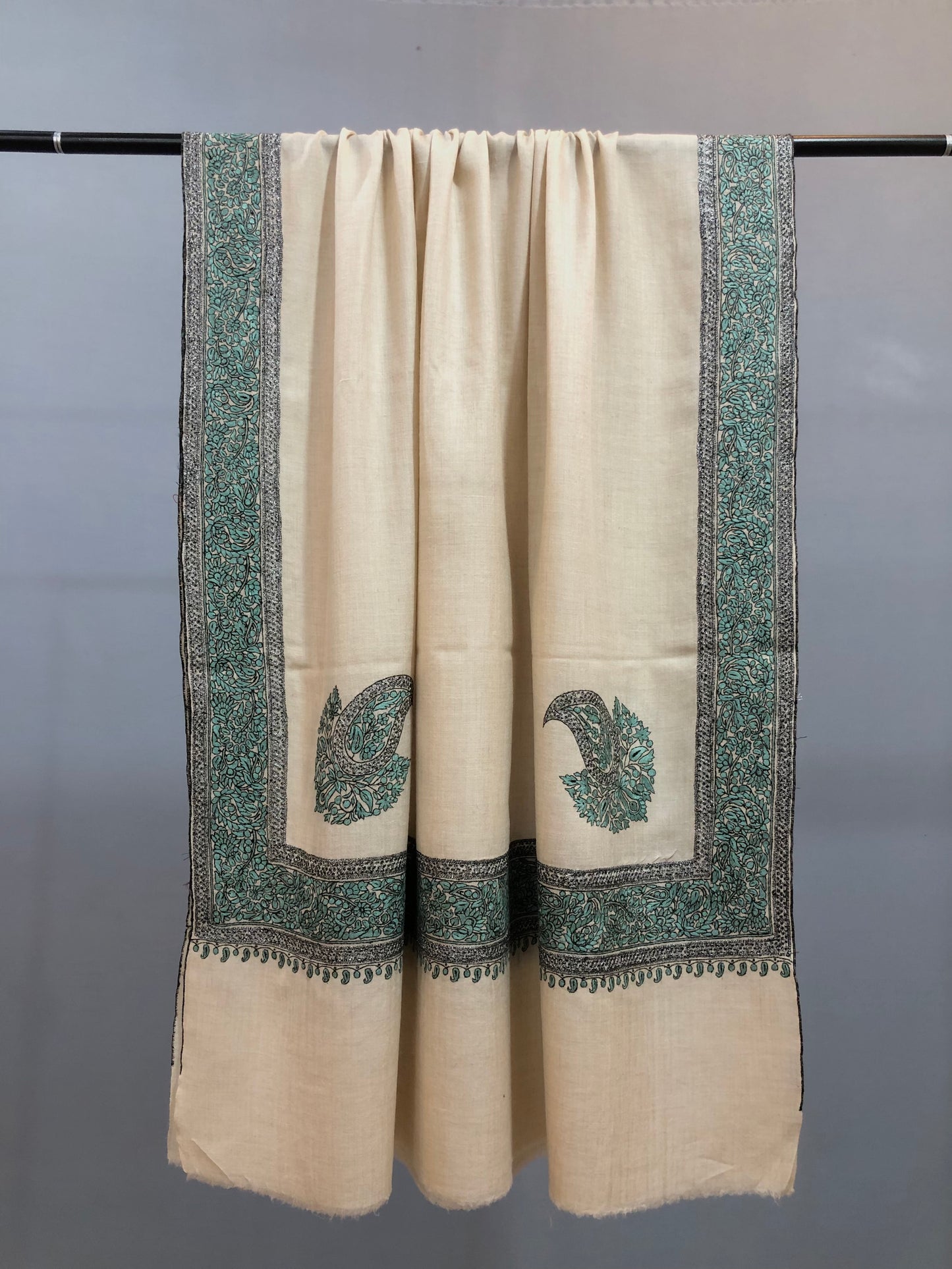 Emerald Green Pashmina Shawl ArtAsiaHandicrafts