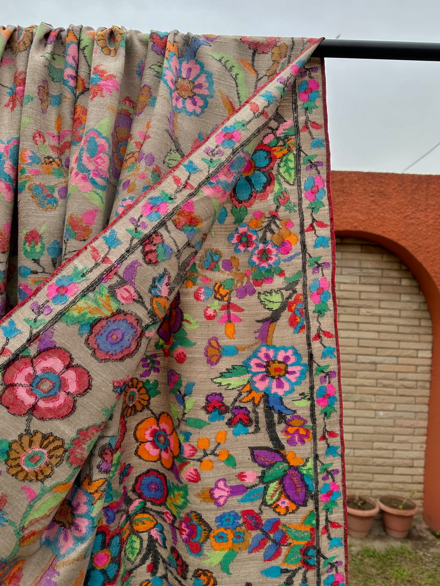 Natural Kani Pashmina Shawl ArtAsiaHandicrafts
