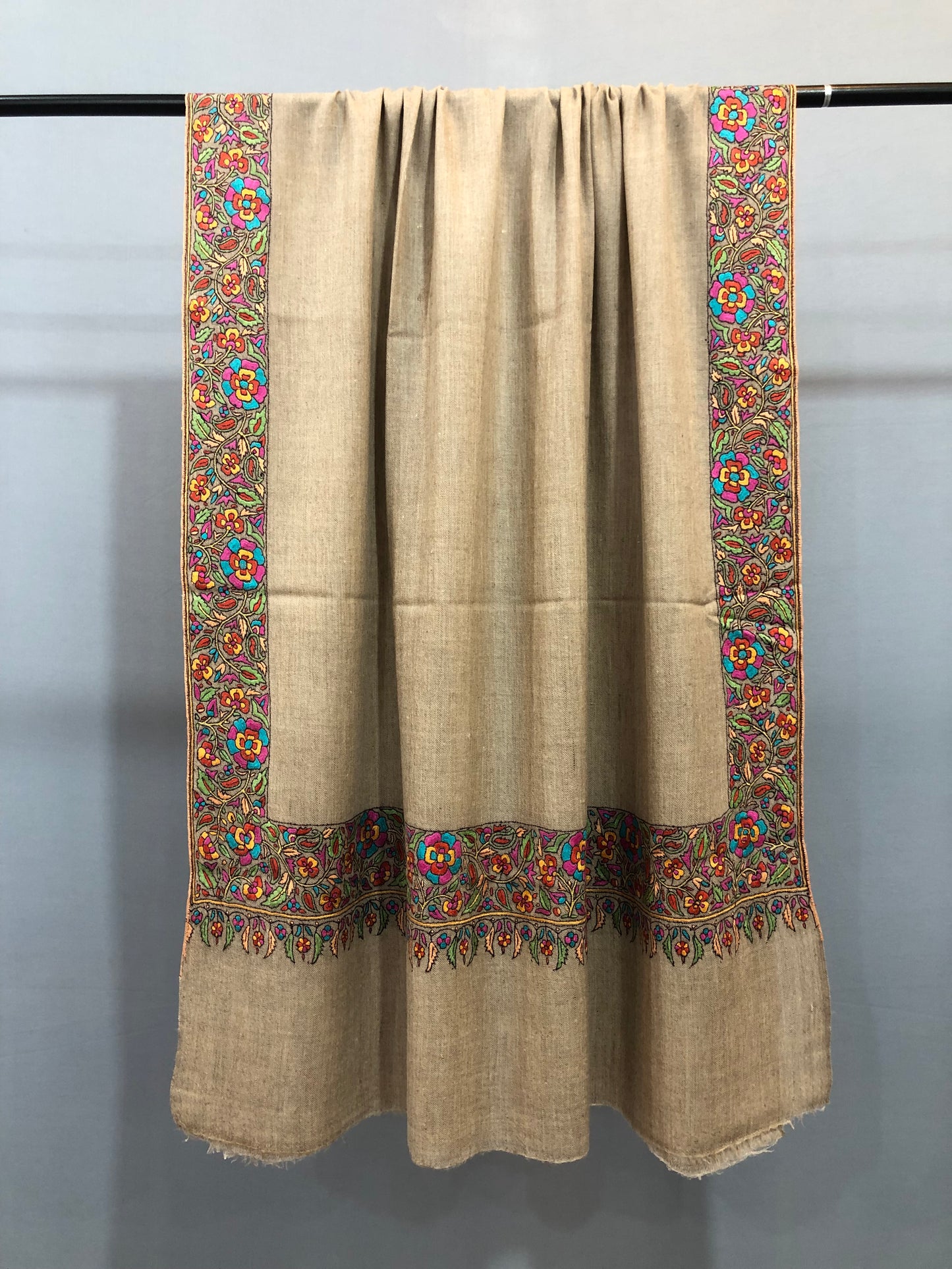 Natural Paper Mache Doardaar Shawl ArtAsiaHandicrafts