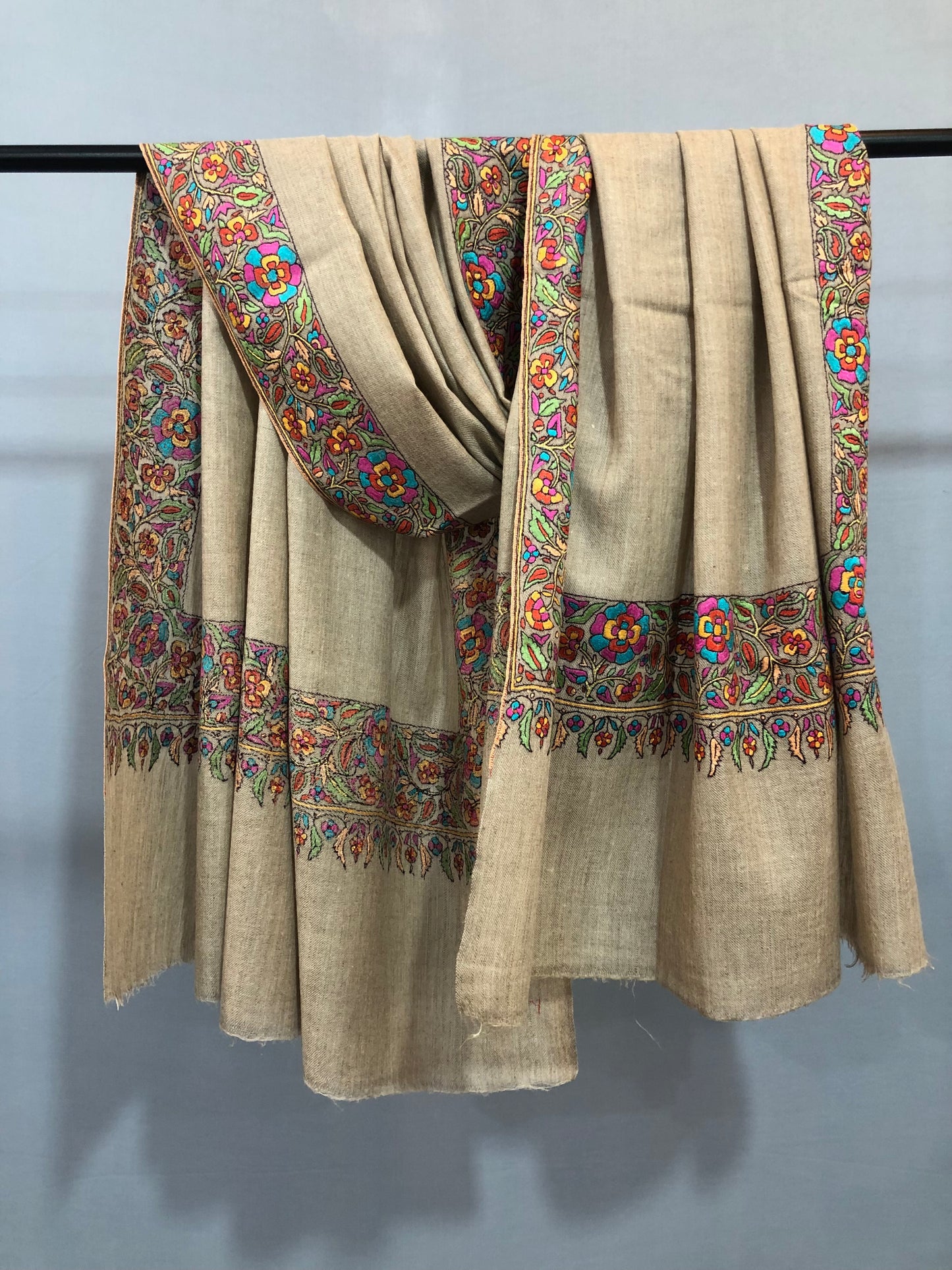 Natural Paper Mache Doardaar Shawl ArtAsiaHandicrafts
