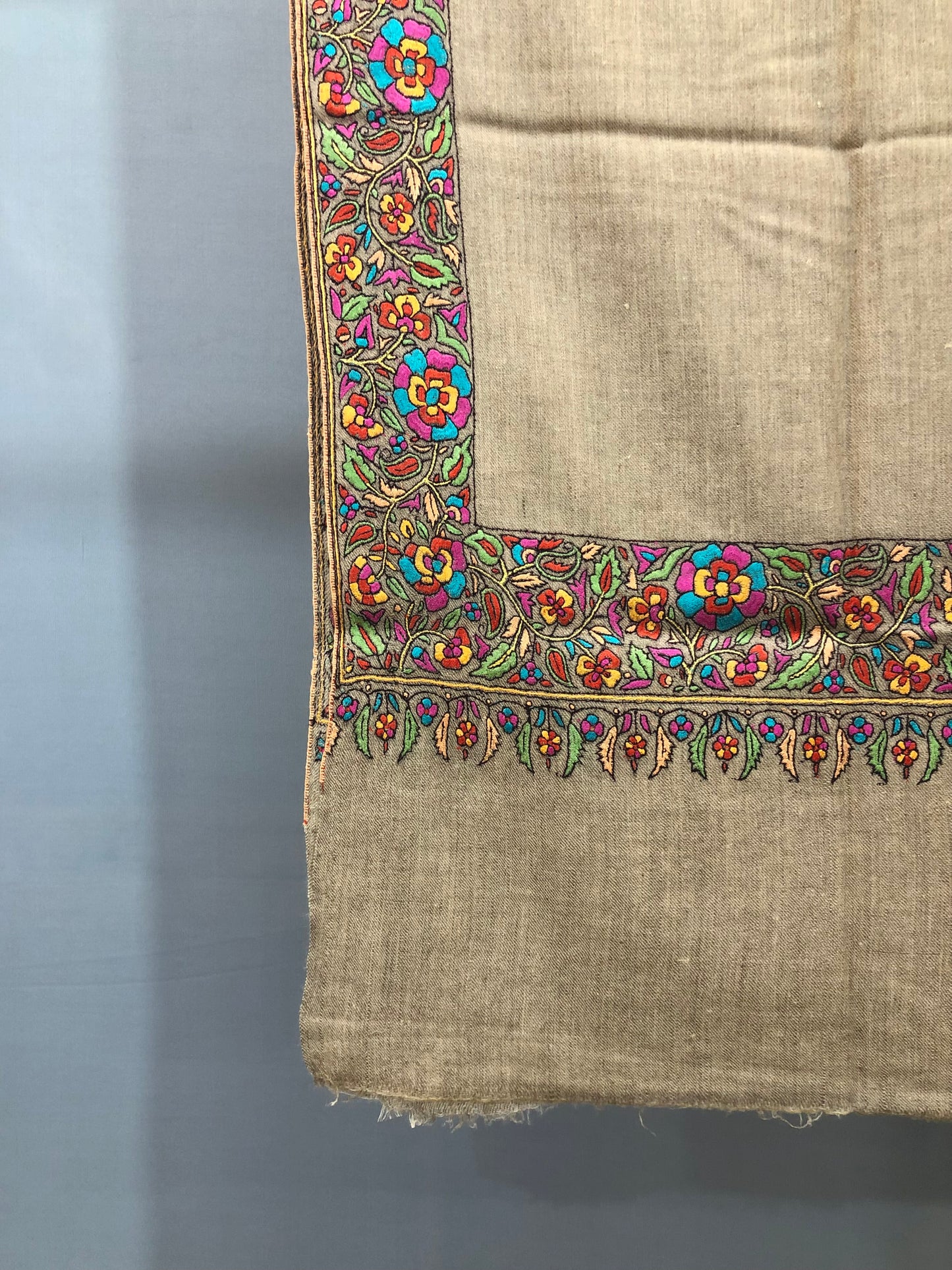 Natural Paper Mache Doardaar Shawl ArtAsiaHandicrafts