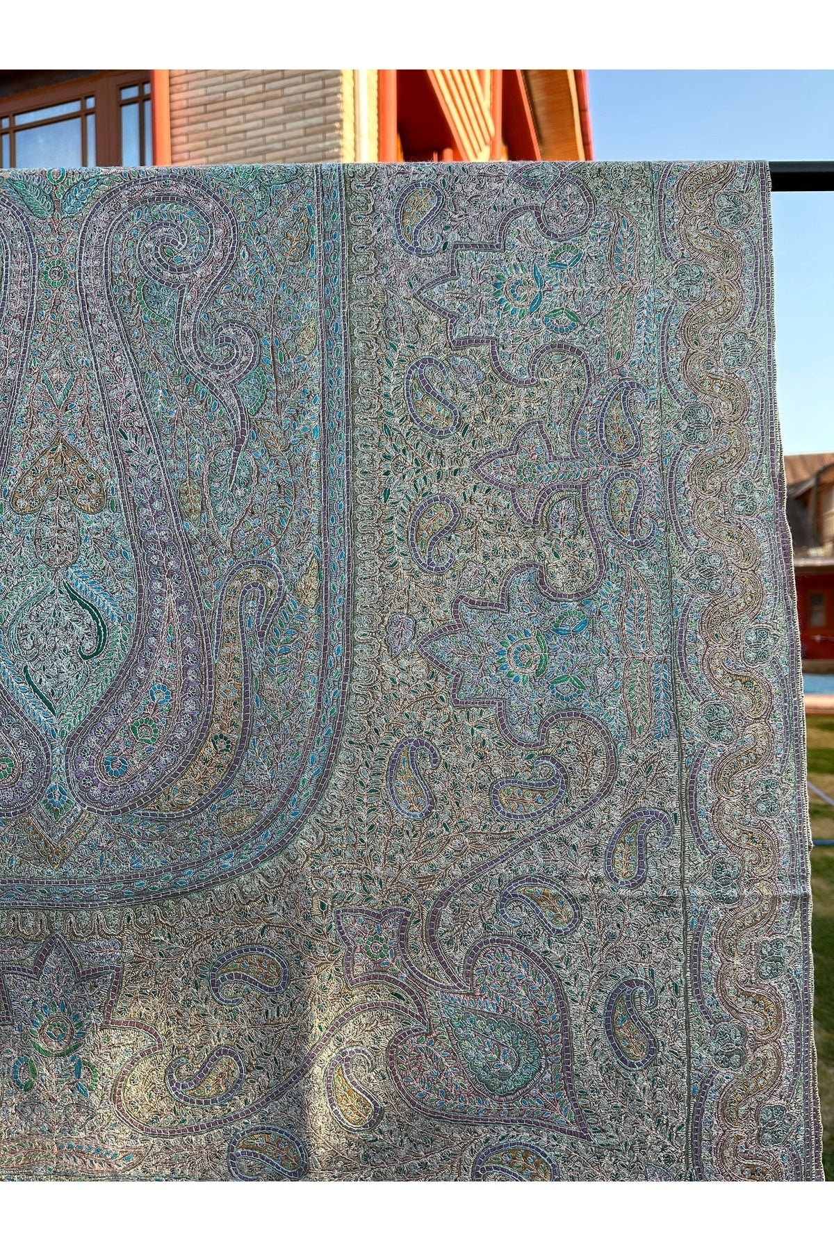 Natural Sozni Pashmina Shawl ArtAsiaHandicrafts