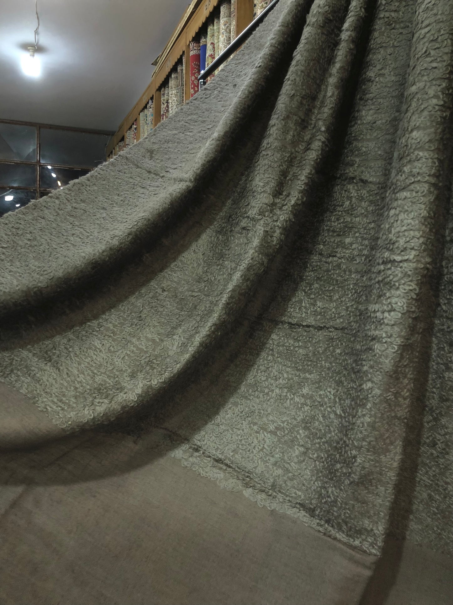 Smokey Grey Pashmina Towel ArtAsiaHandicrafts