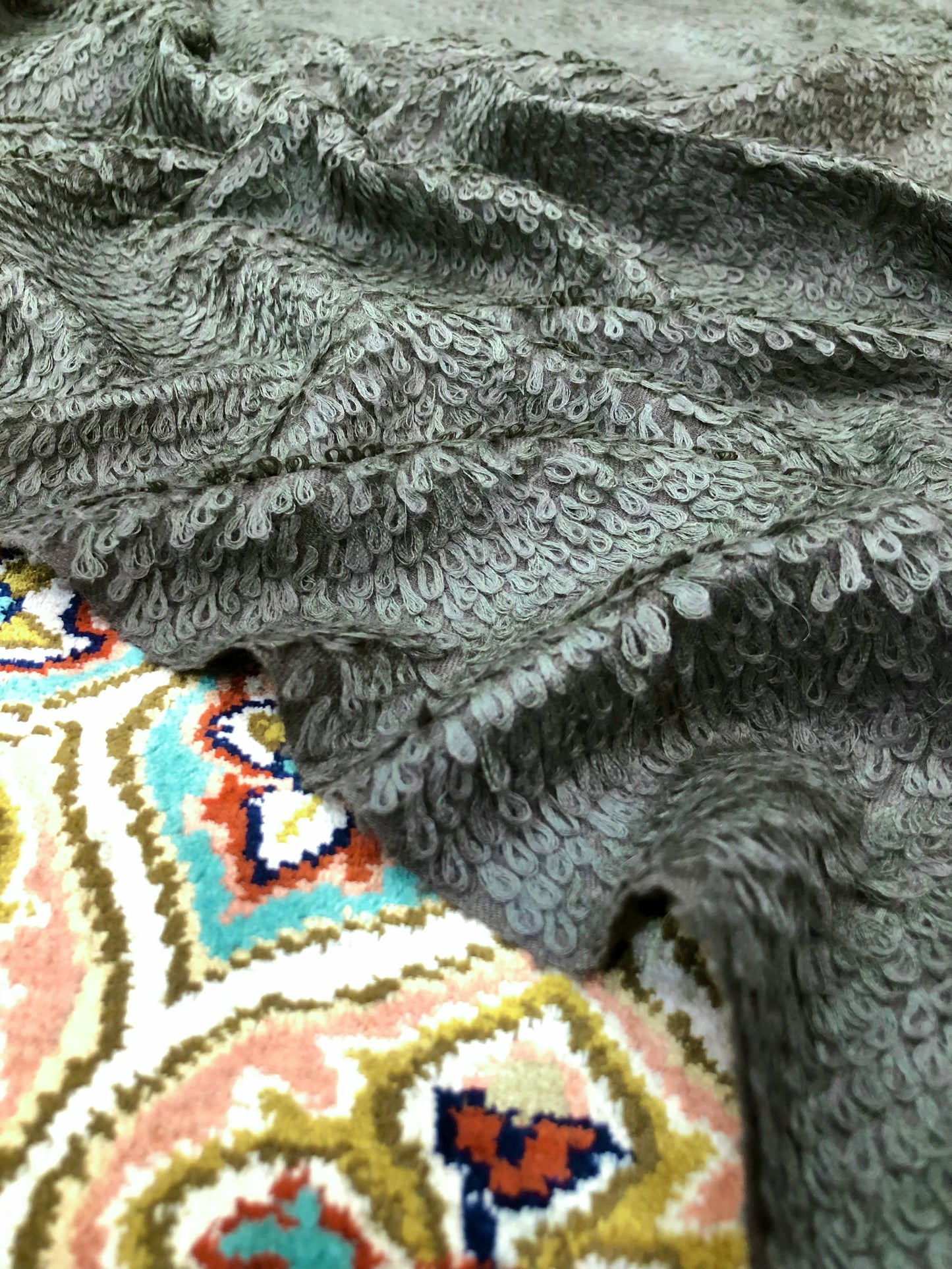 Smokey Grey Pashmina Towel ArtAsiaHandicrafts