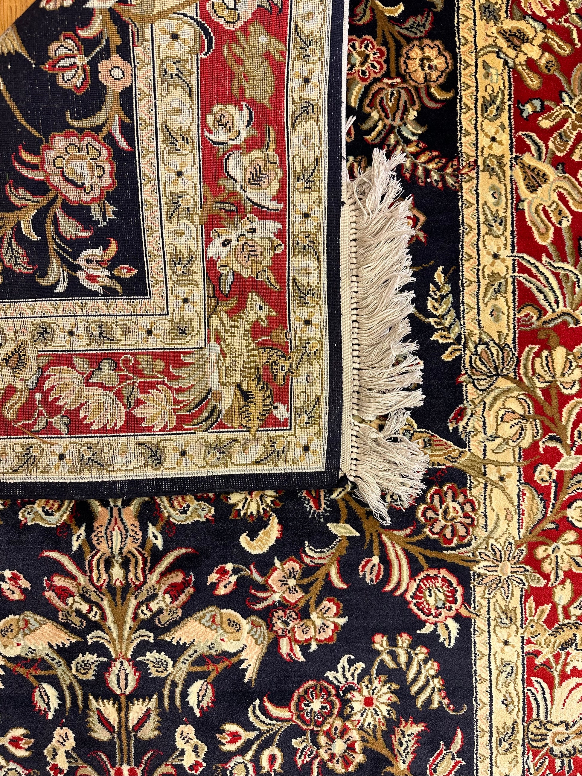 2.5x4 Ft Tree Of Life Silk Carpet ArtAsiaHandicrafts