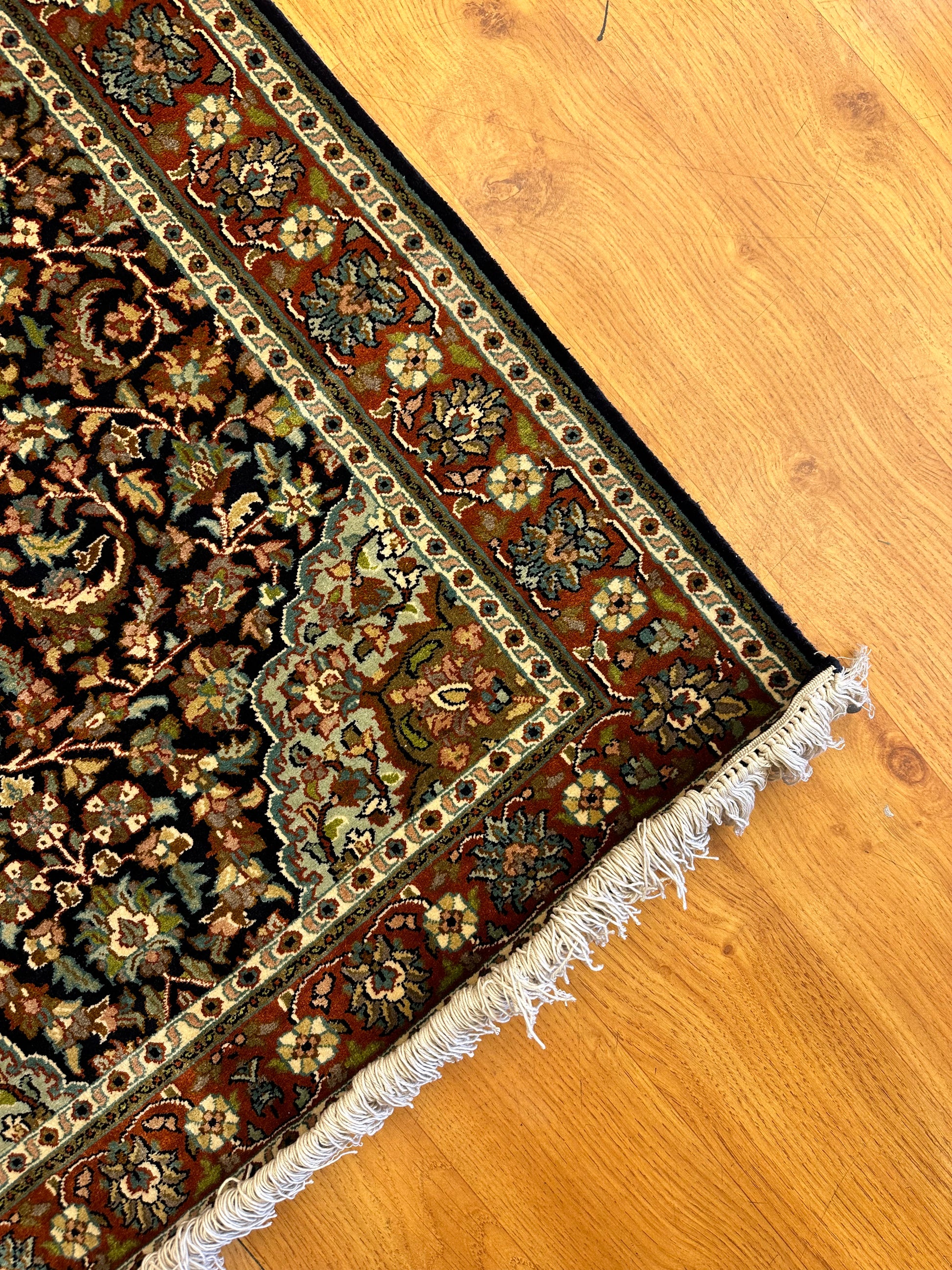 3x2 FT Kashan Silk Carpet ArtAsiaHandicrafts