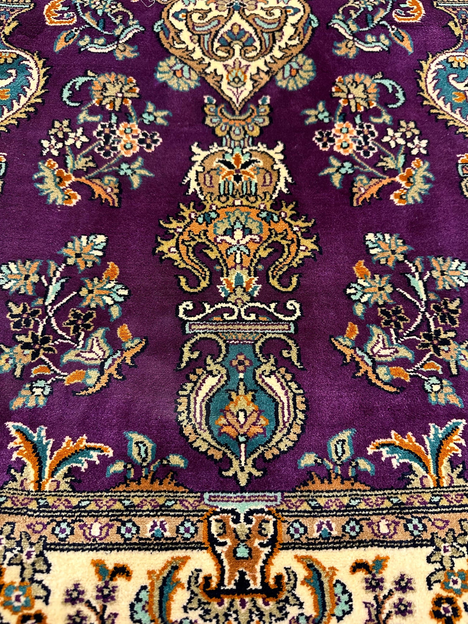 3x2 Ft Vases Silk Carpet ArtAsiaHandicrafts