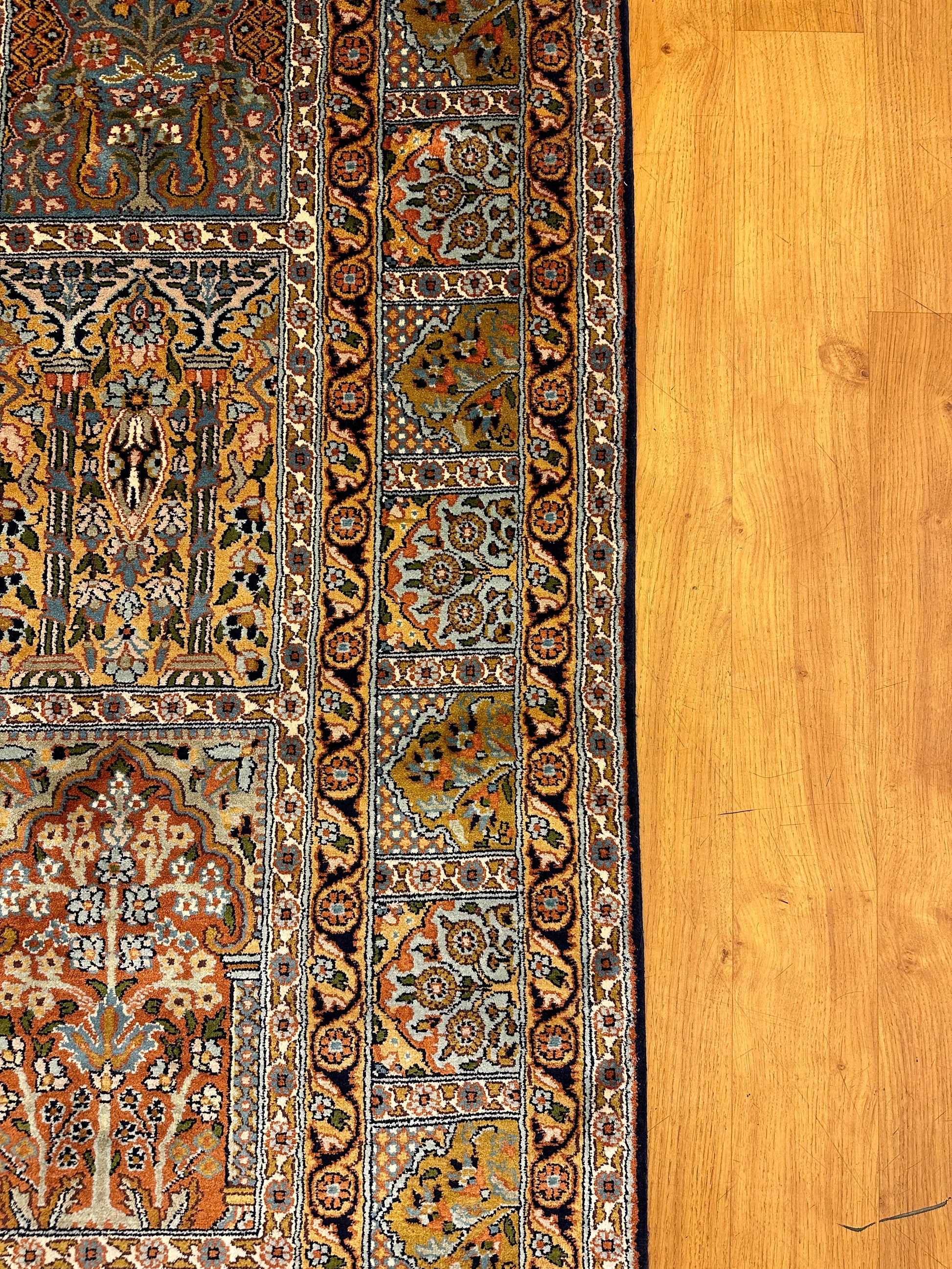 6x4 FT Hamdaan Silk Cotton Carpet ArtAsiaHandicrafts