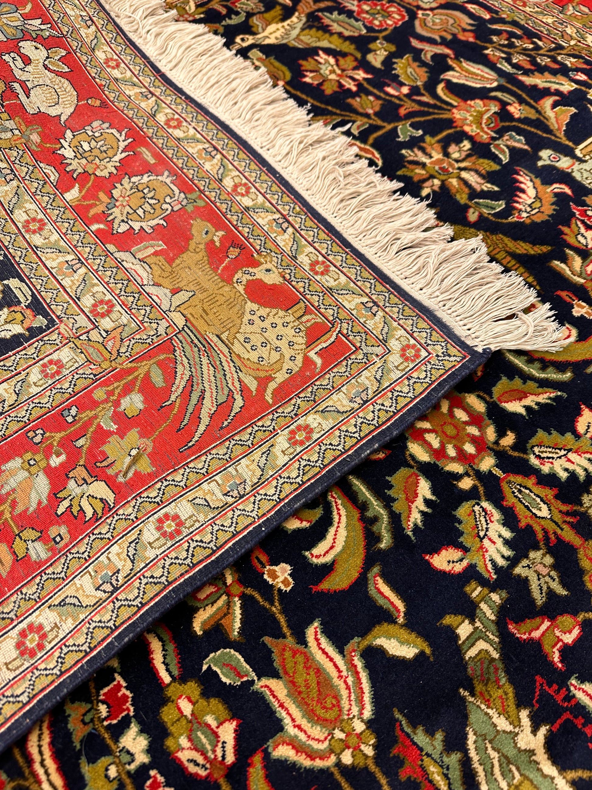 6x4 Ft Tree Of Life Silk Carpet ArtAsiaHandicrafts