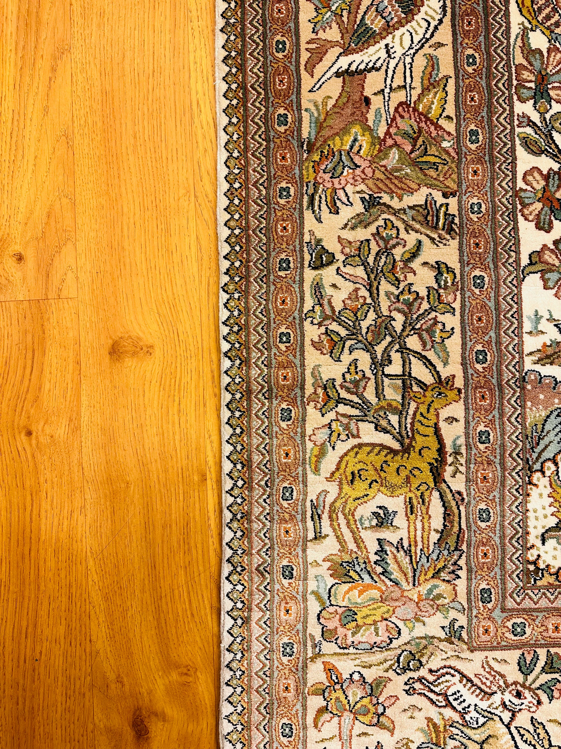 6x4 Ft Tree Of Life Silk Carpet ArtAsiaHandicrafts