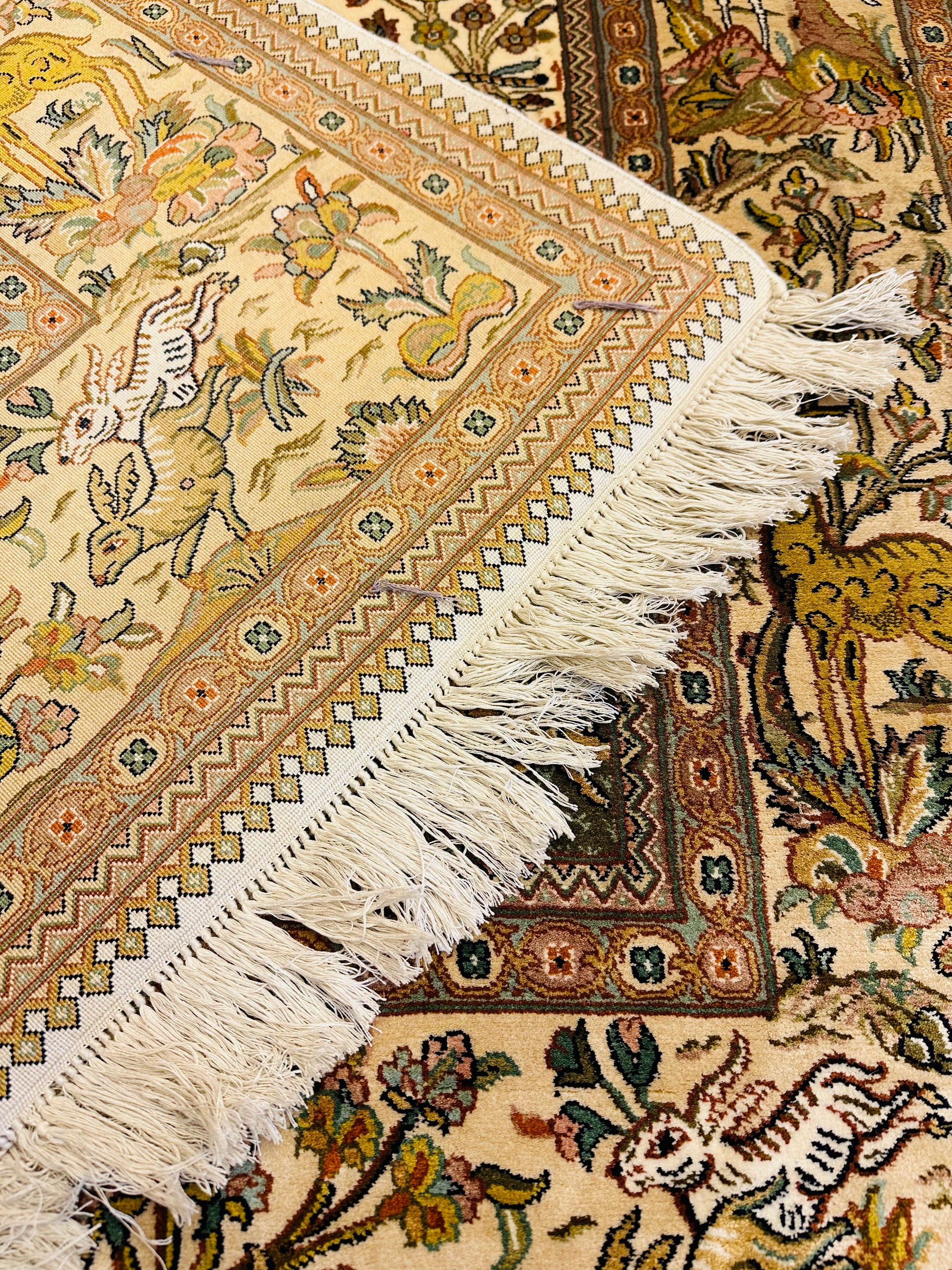 6x4 Ft Tree Of Life Silk Carpet ArtAsiaHandicrafts