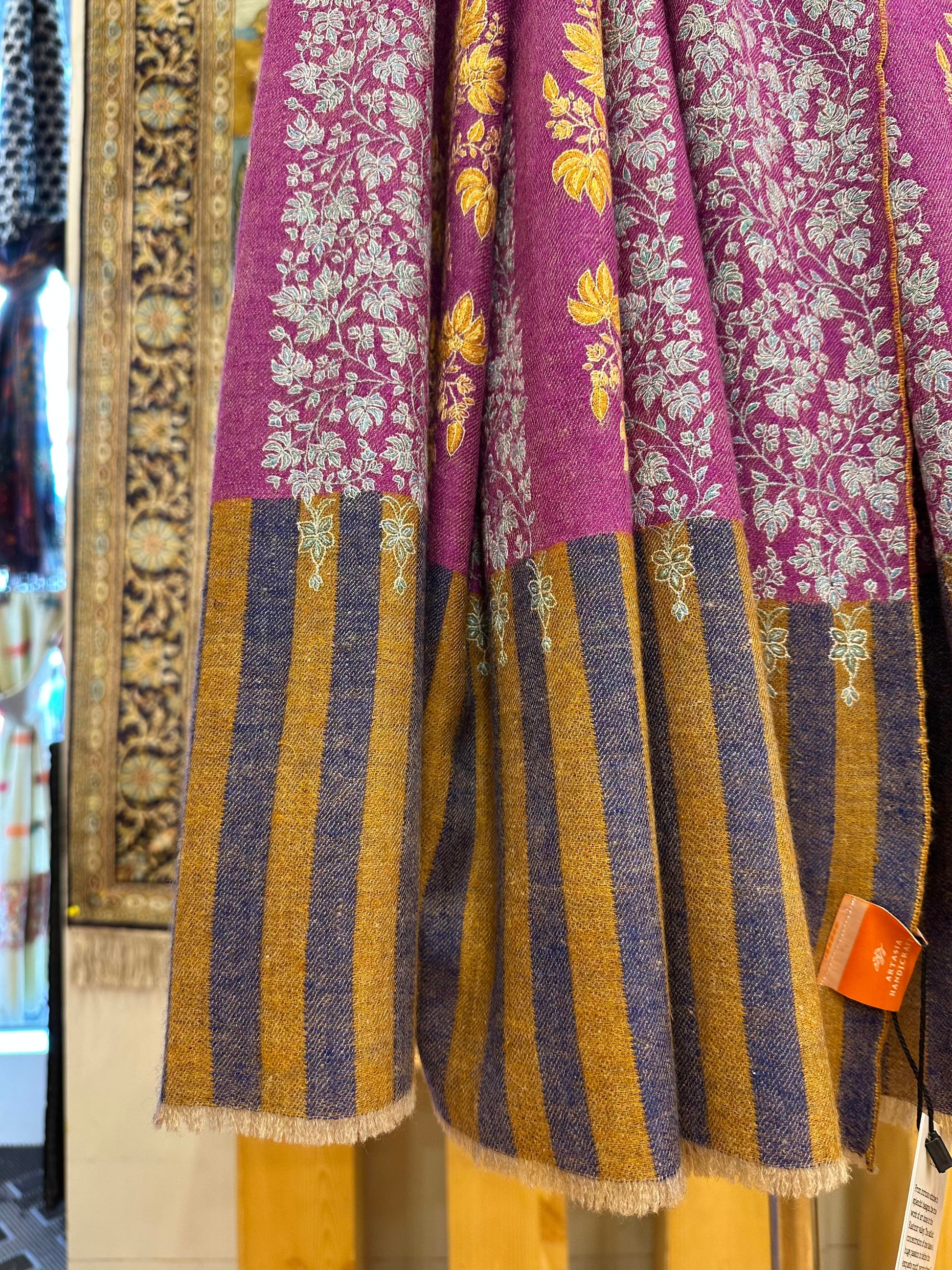 Needle Embroidered Shawl 