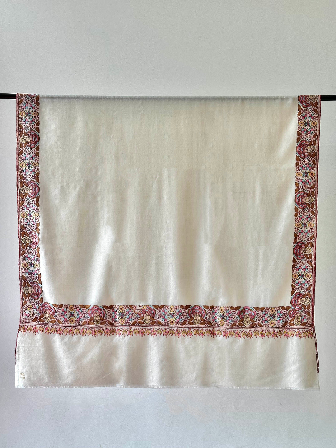 KASHMIR COUTURE MUSHROOM DESIGN PASHMINA SHAWL