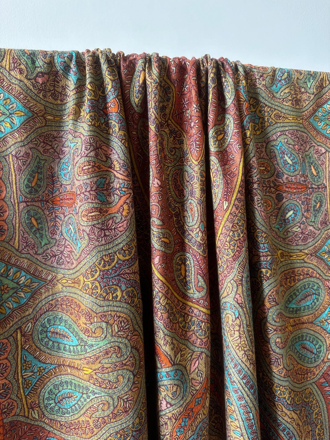 Multicolour Sozni Pashmina Shawl ArtAsiaHandicrafts