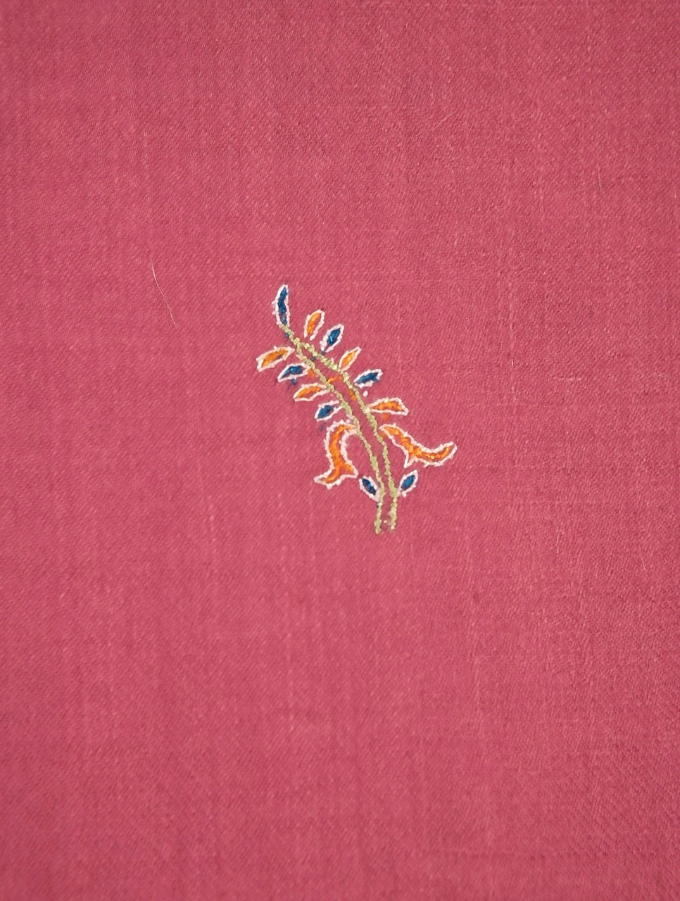 FINEST EMBROIDERED DRAPE ROSE PINK PASHMINA SHAWL