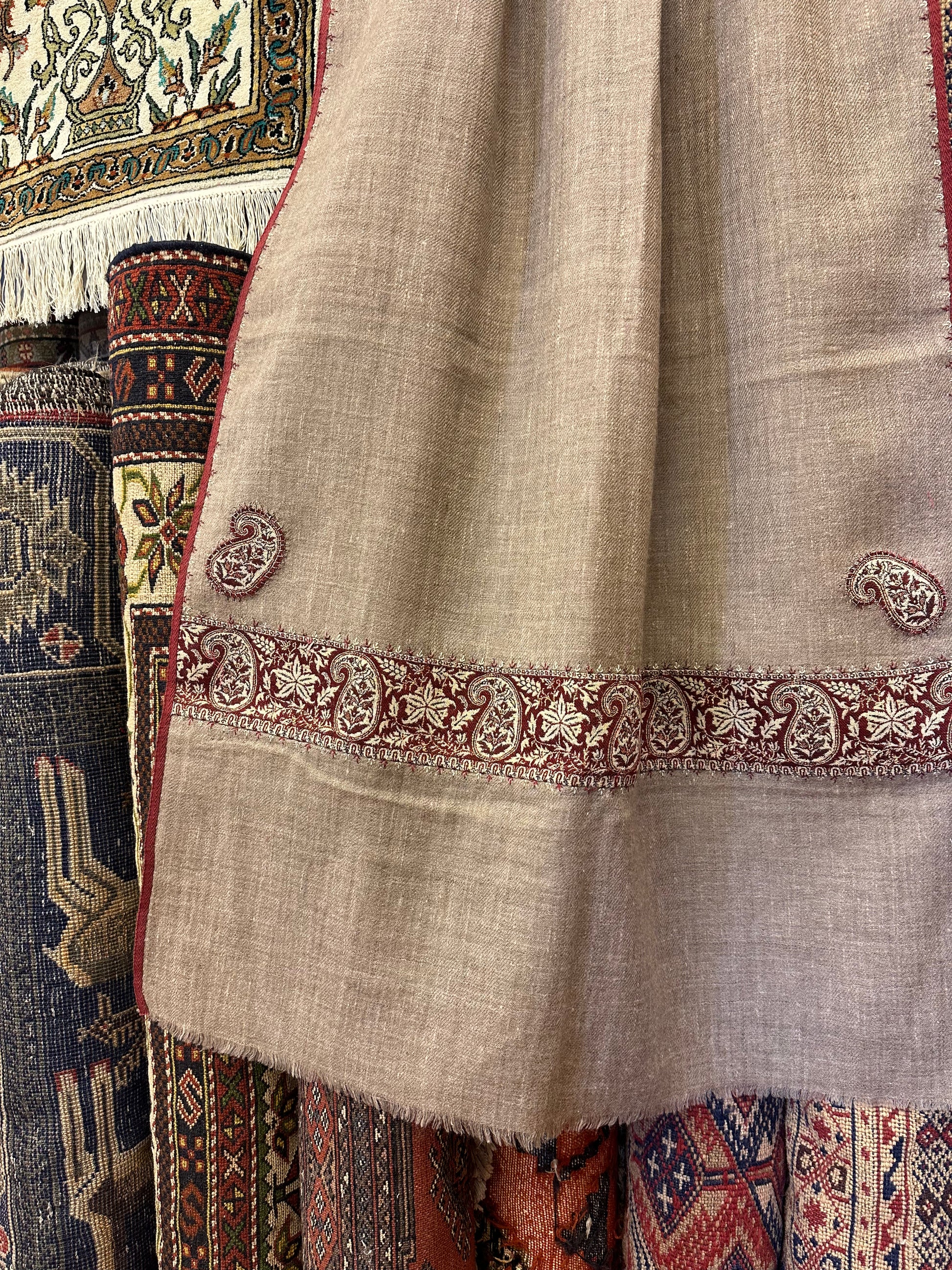 Zati Patch Pashmina Scarf ArtAsiaHandicrafts