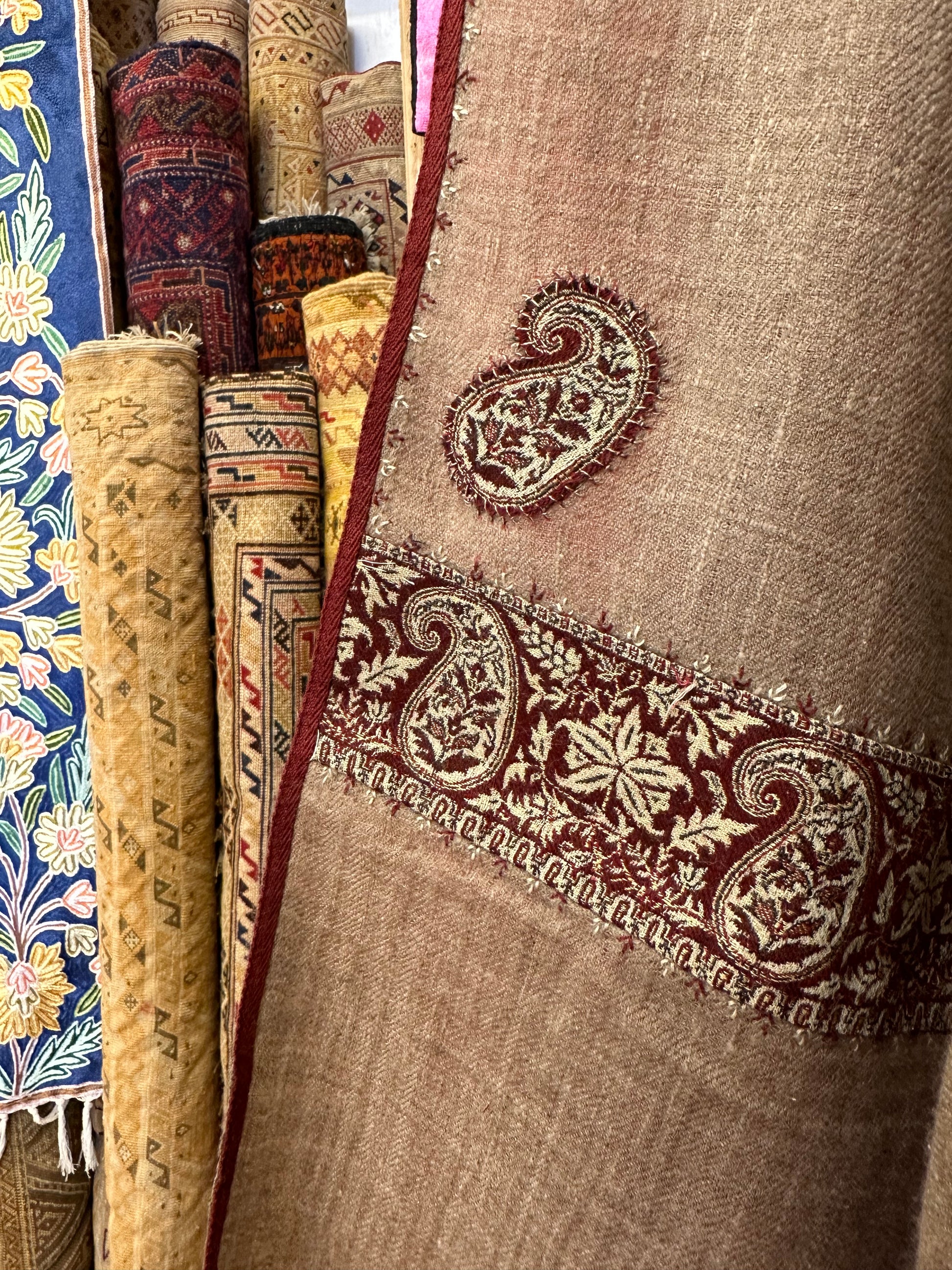 Zati Patch Pashmina Scarf ArtAsiaHandicrafts