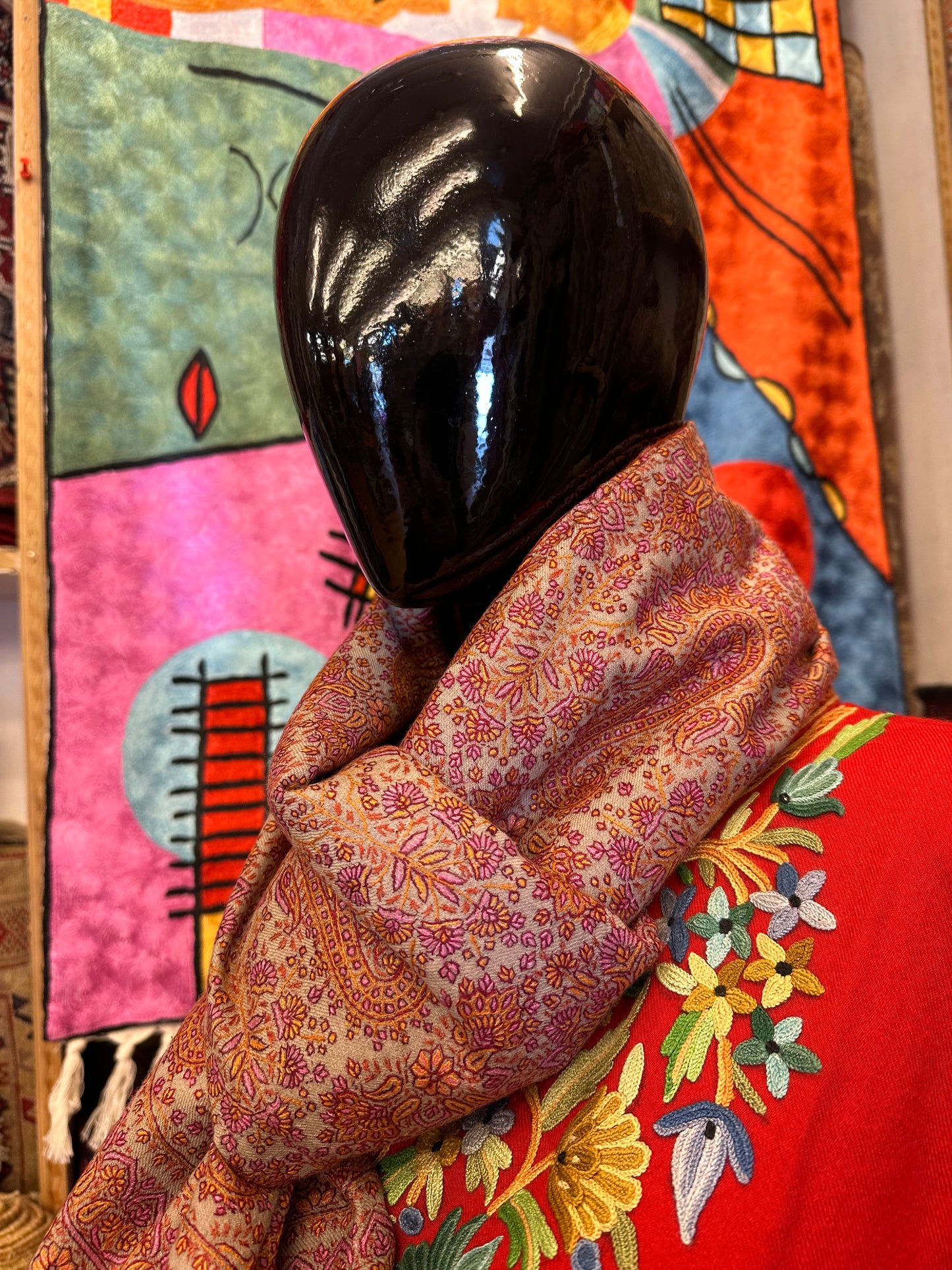 Zati Sozni Pashmina Shawl ArtAsiaHandicrafts