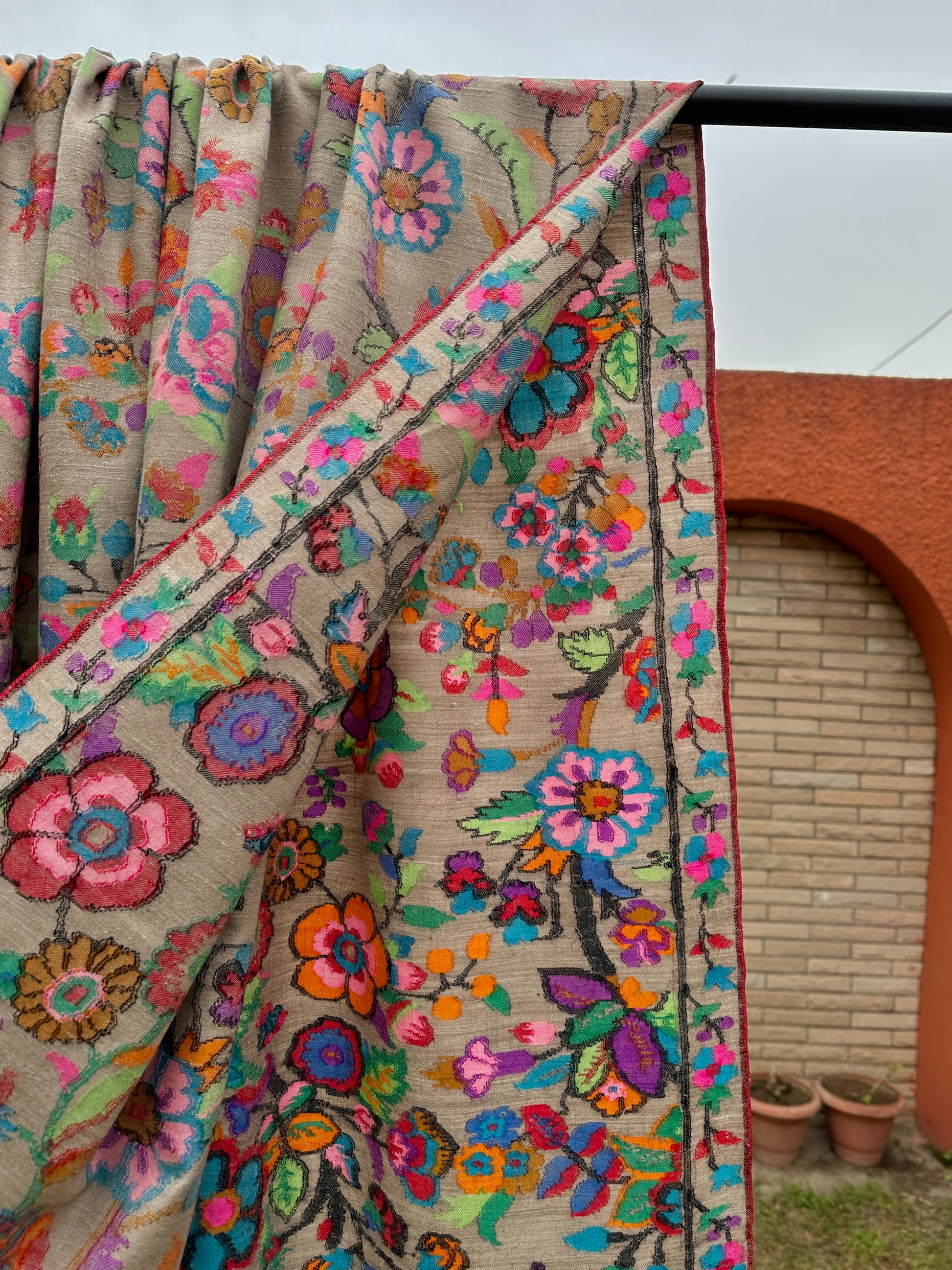 Natural Kani Pashmina Shawl ArtAsiaHandicrafts