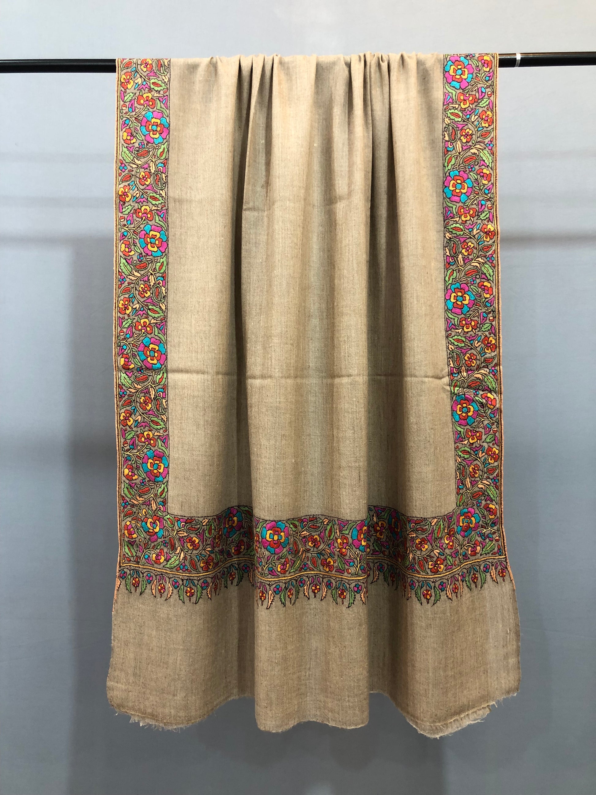 Natural Paper Mache Doardaar Shawl ArtAsiaHandicrafts