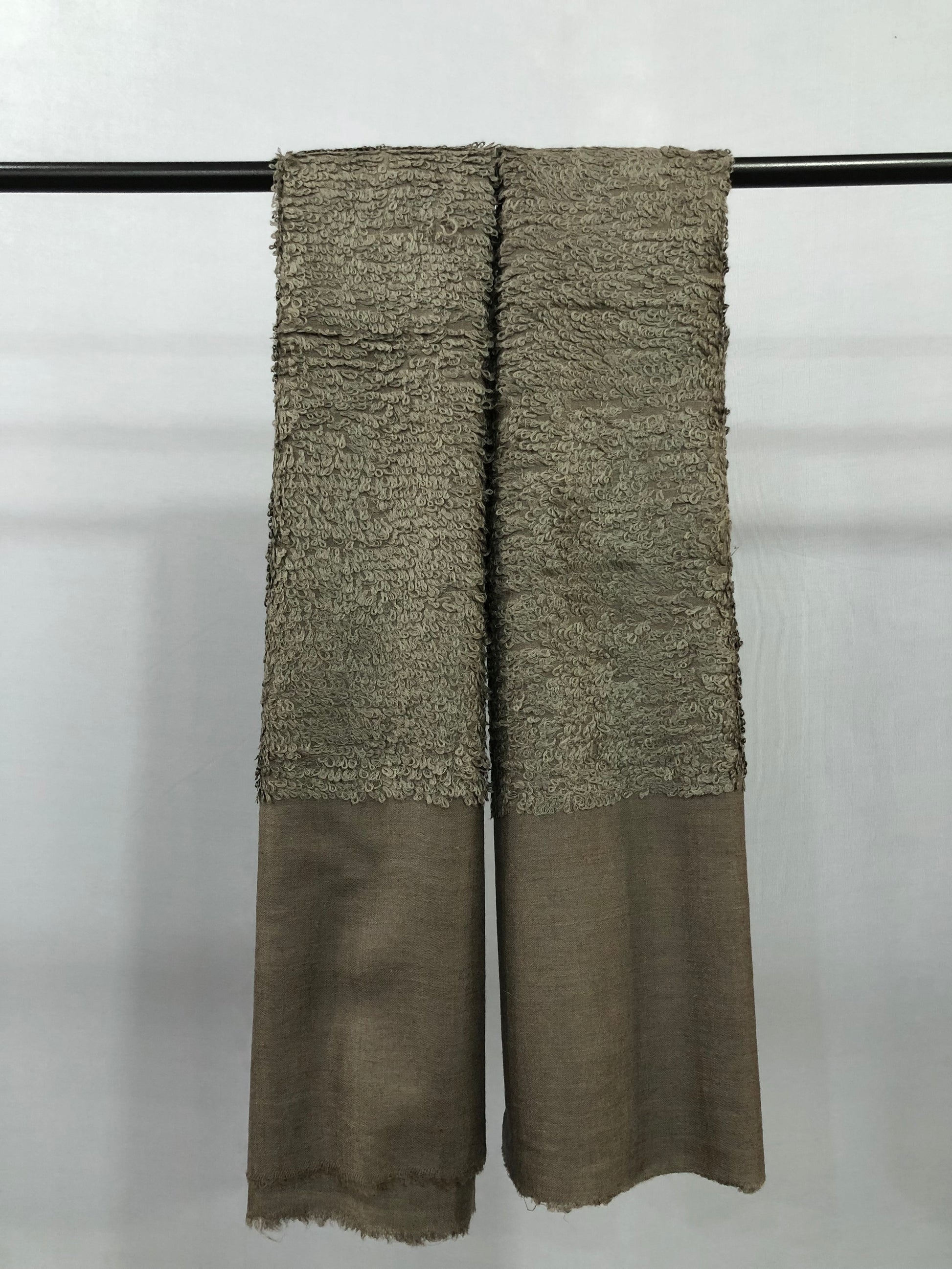 Smokey Grey Pashmina Towel ArtAsiaHandicrafts